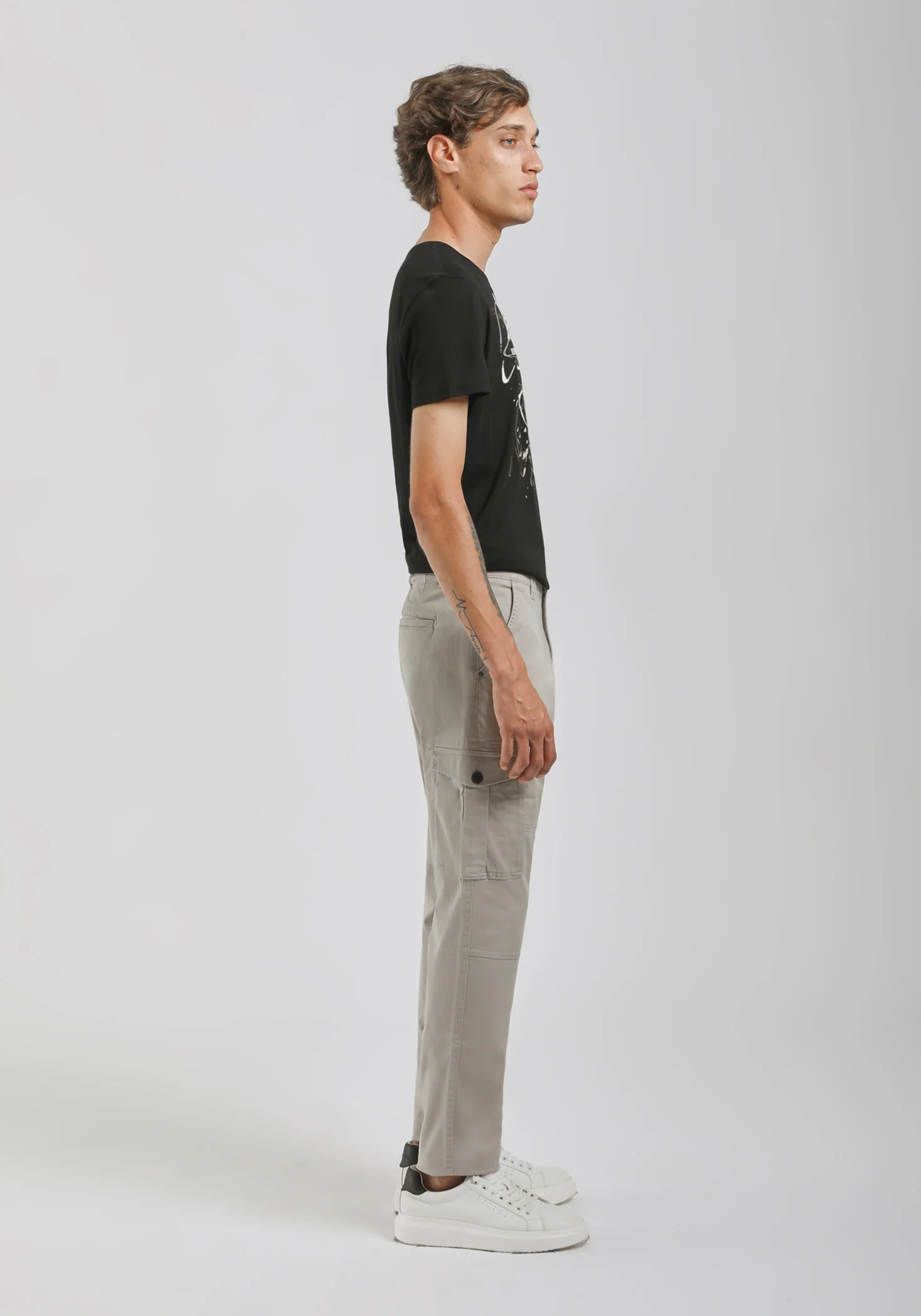 Pantaloni cargo in cotone - Image 5
