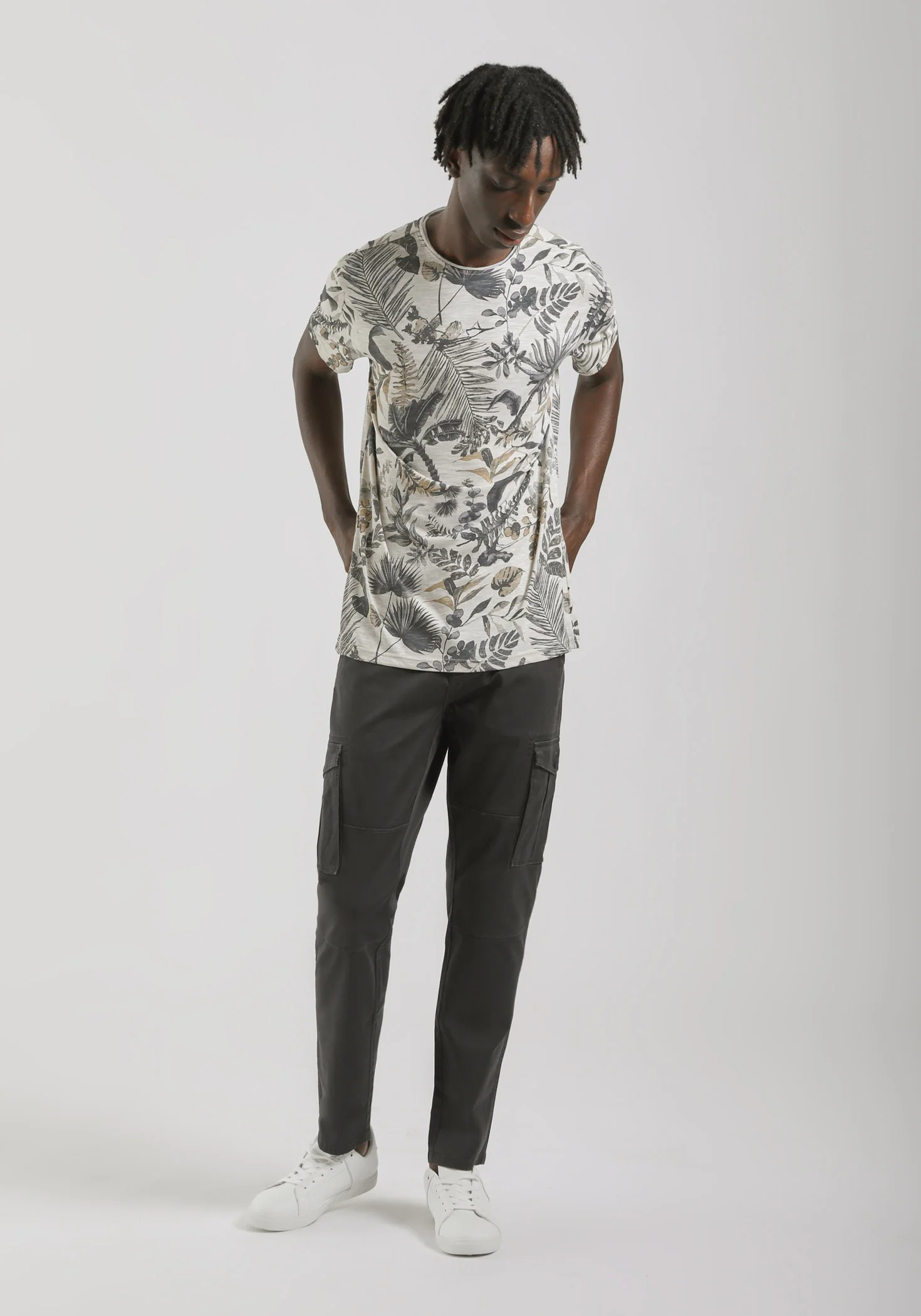 Pantaloni cargo in cotone