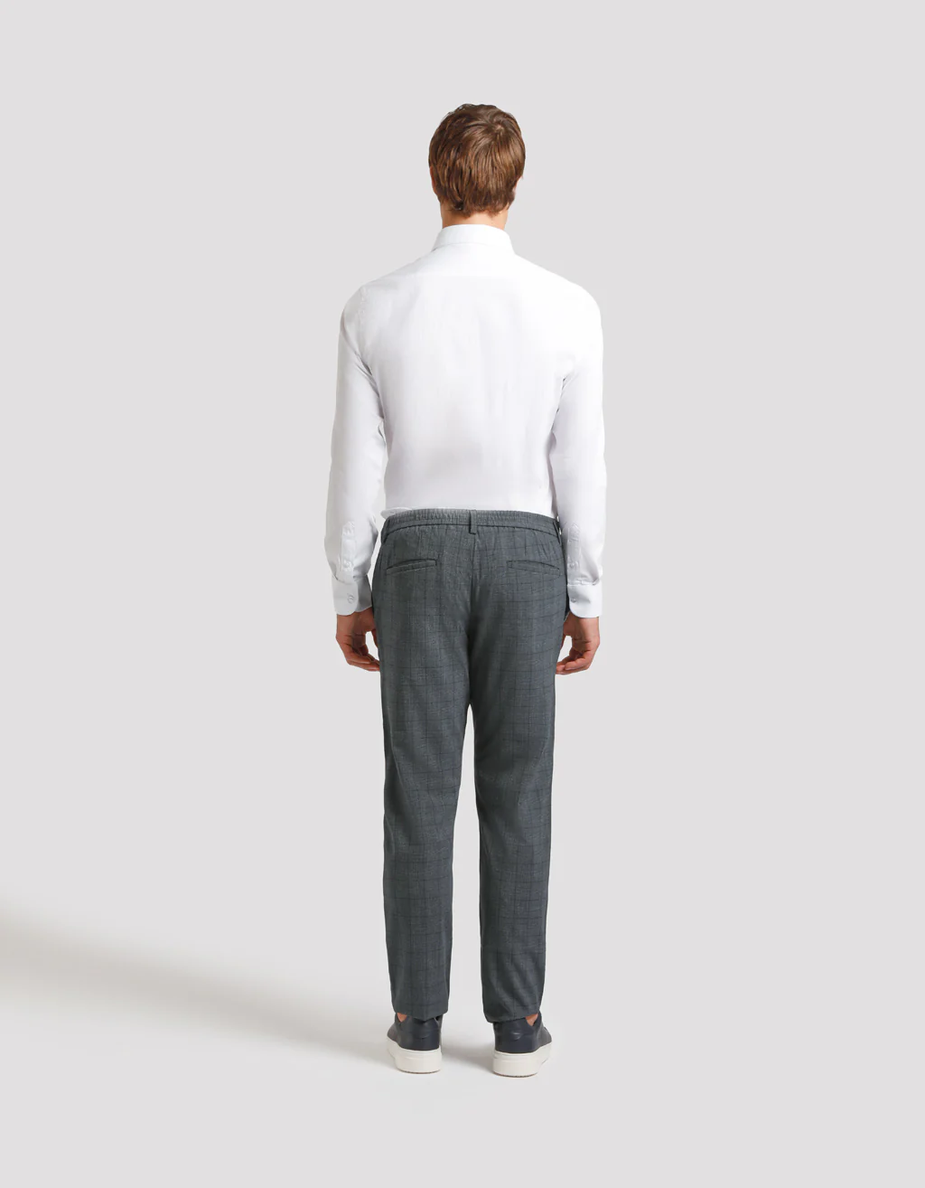 Pantaloni chino con fantasia a quadri - Image 5