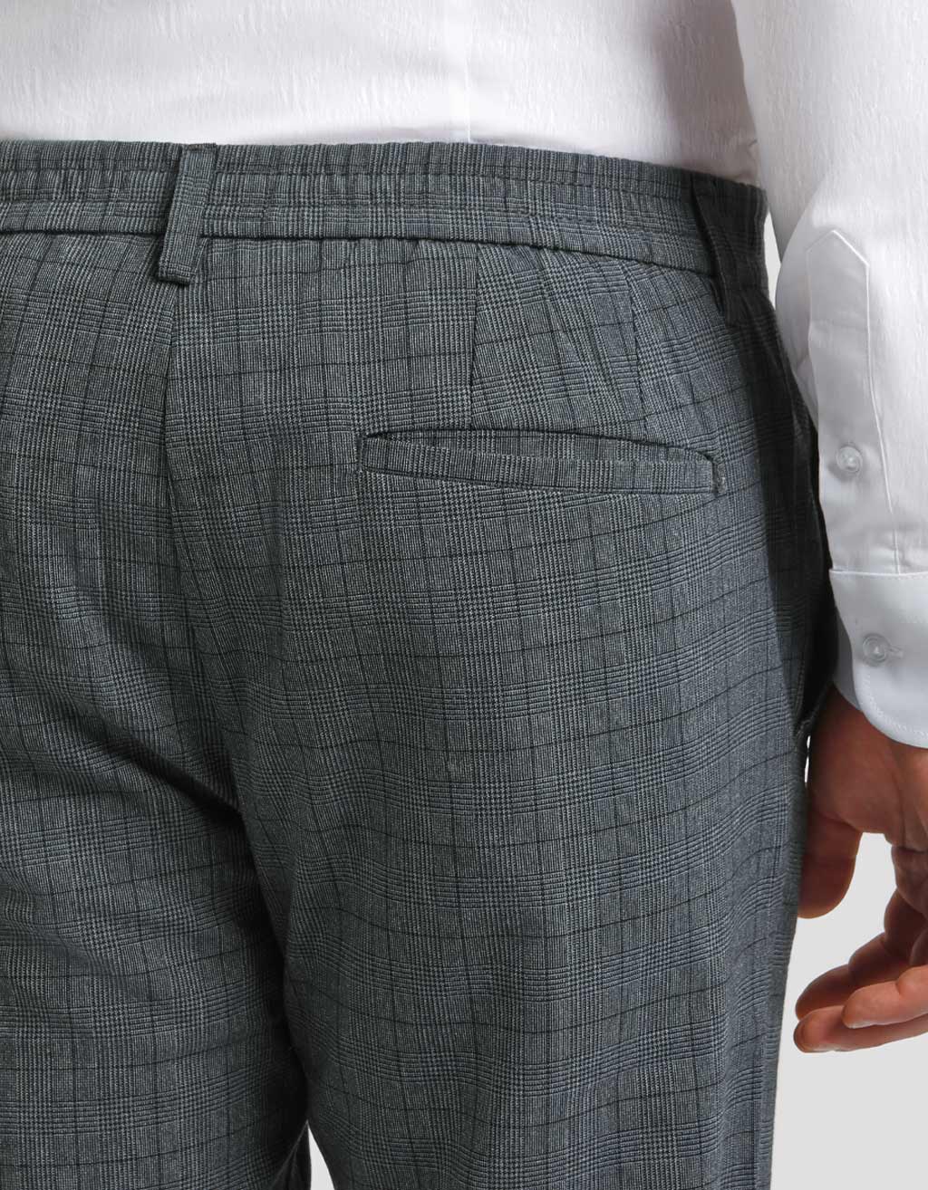 Pantaloni chino con fantasia a quadri - Image 6