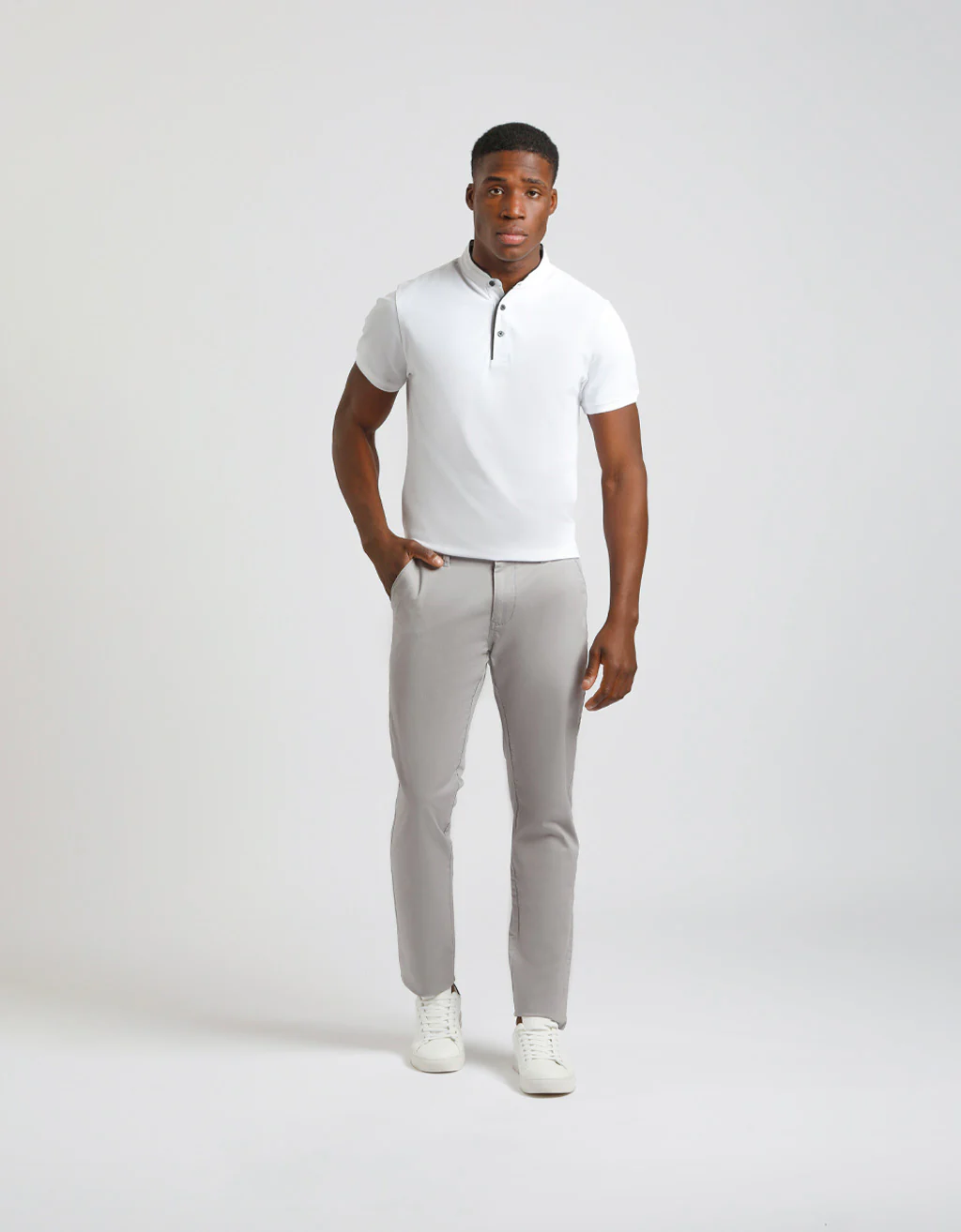 Pantaloni chino in cotone