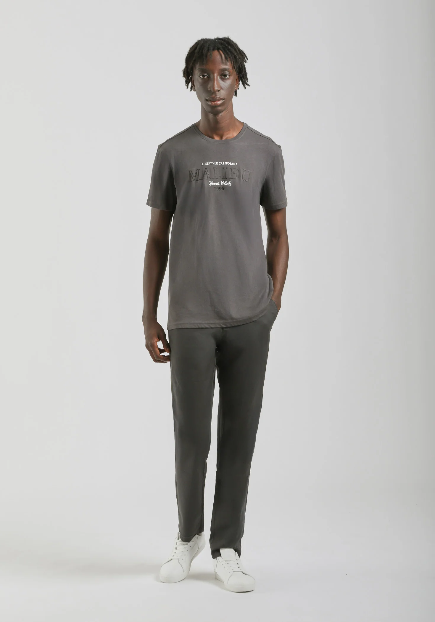 Pantaloni chino in cotone
