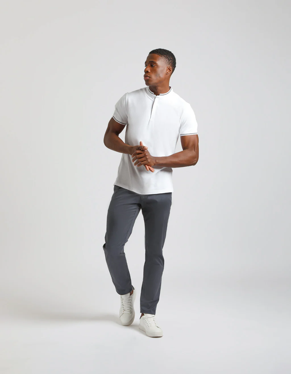 Pantaloni chino in cotone