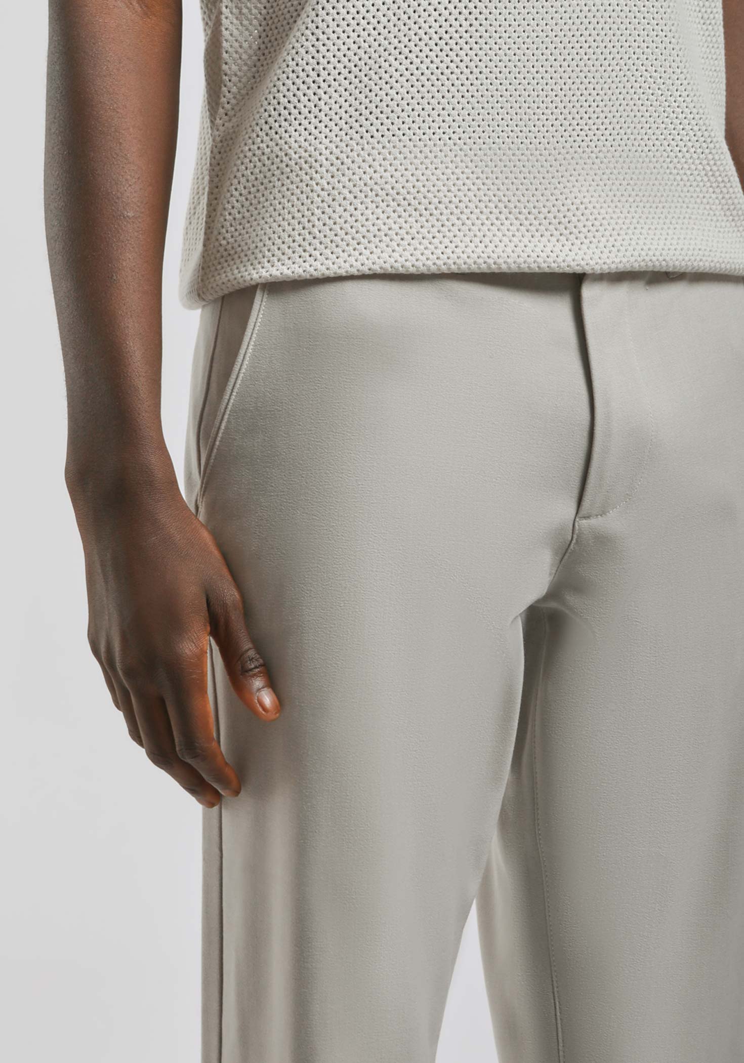 Pantaloni chino misto viscosa - Image 3