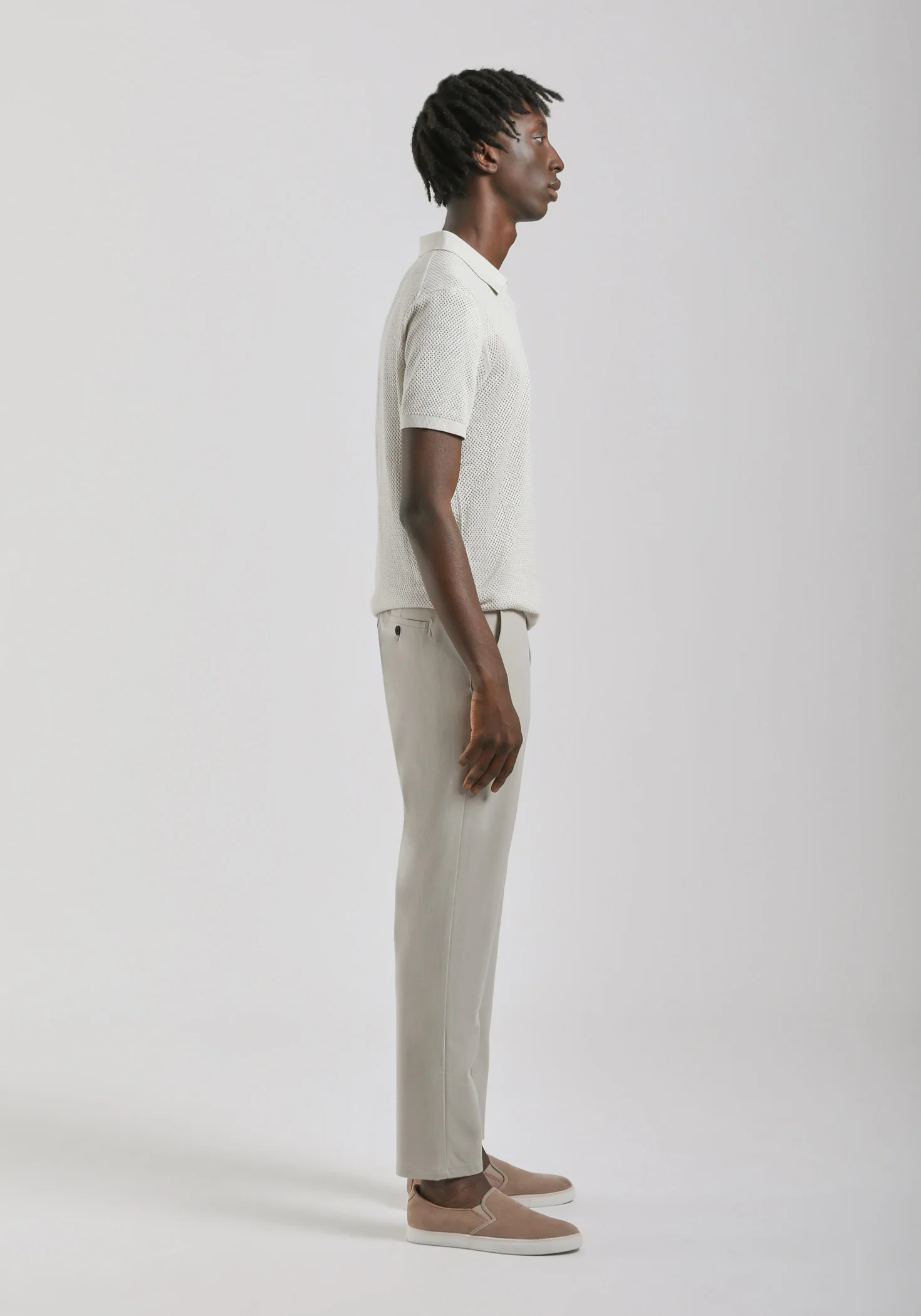 Pantaloni chino misto viscosa - Image 4