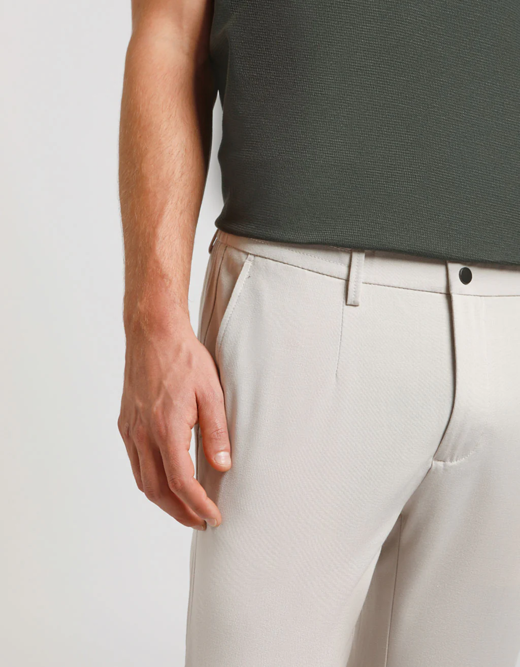 Pantaloni chino misto viscosa - Image 3