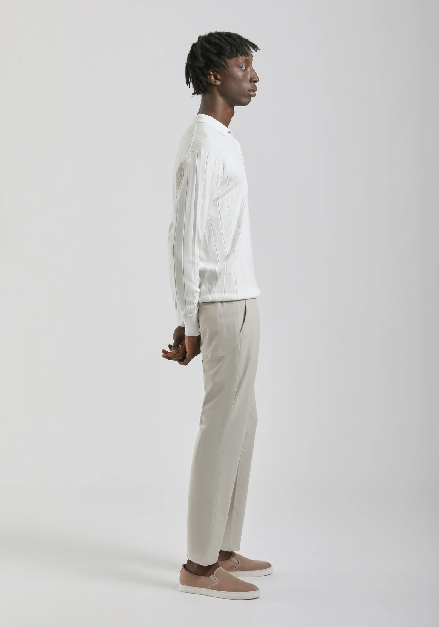 Pantaloni chino misto viscosa - Image 4