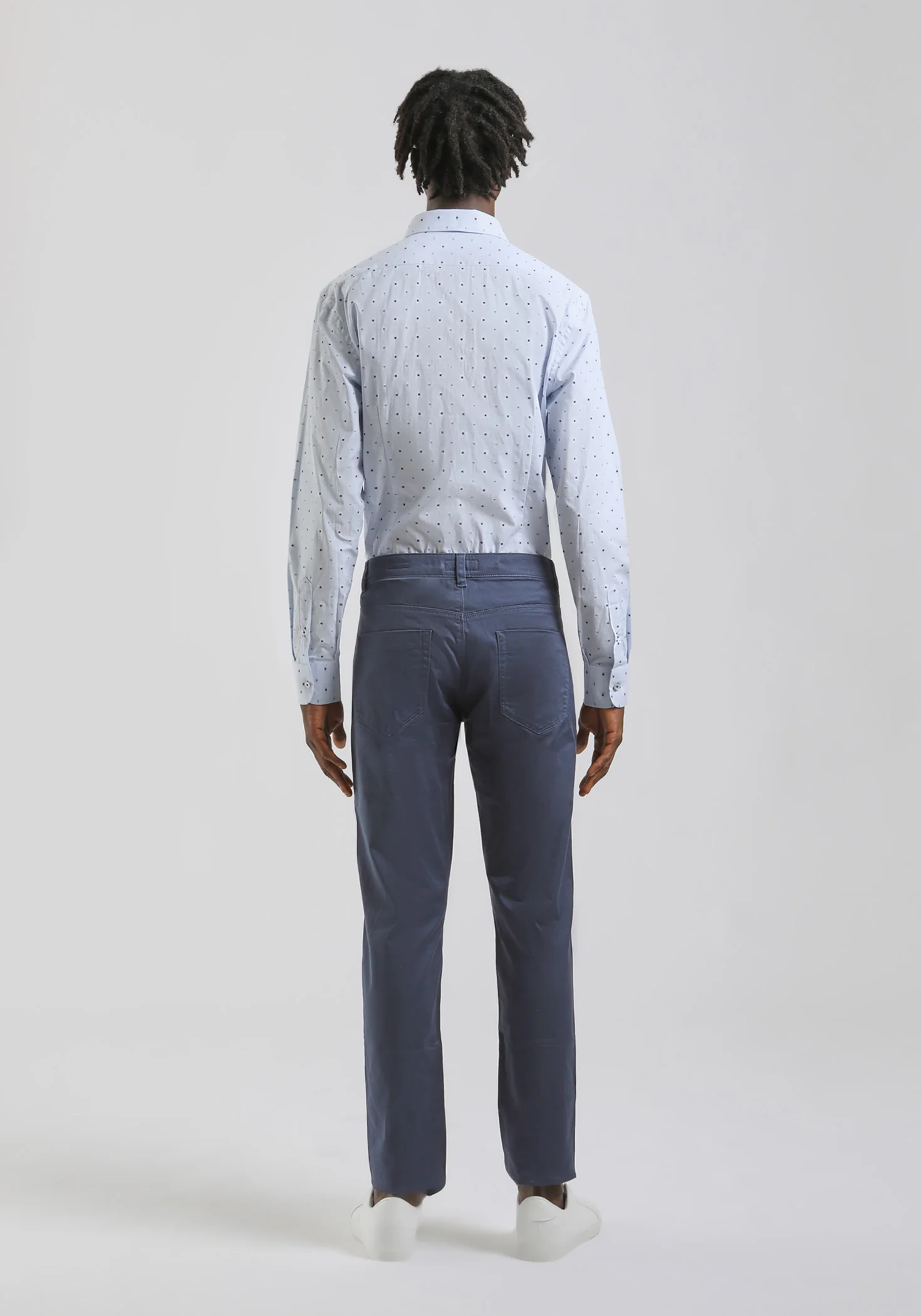 Pantaloni cinque tasche in cotone - Image 5