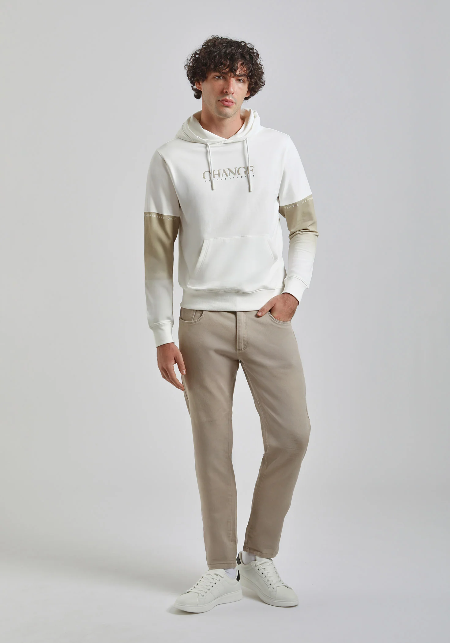 Pantaloni cinque tasche in cotone - Image 3