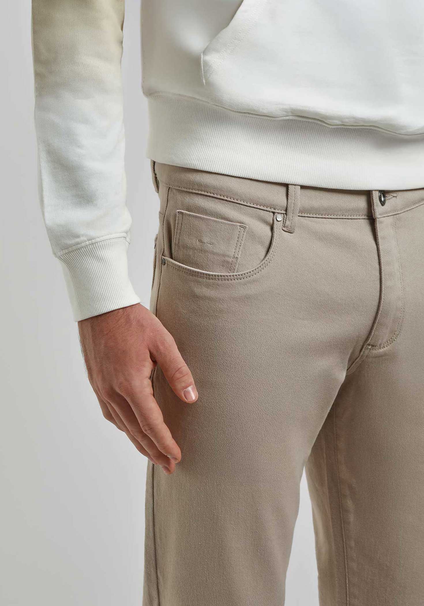 Pantaloni cinque tasche in cotone - Image 5