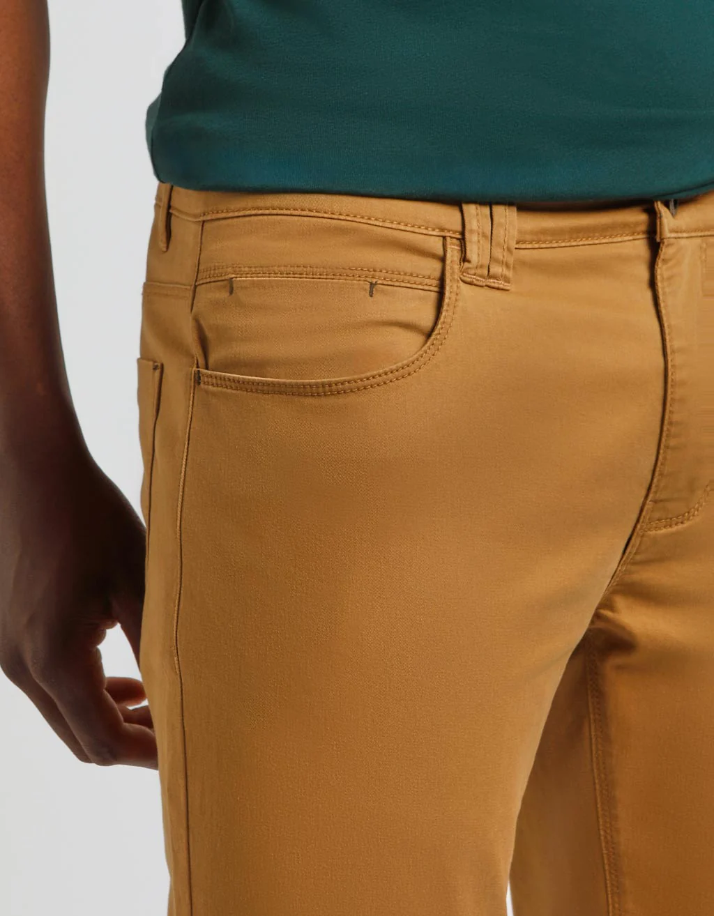 Pantaloni cinque tasche in cotone - Image 3