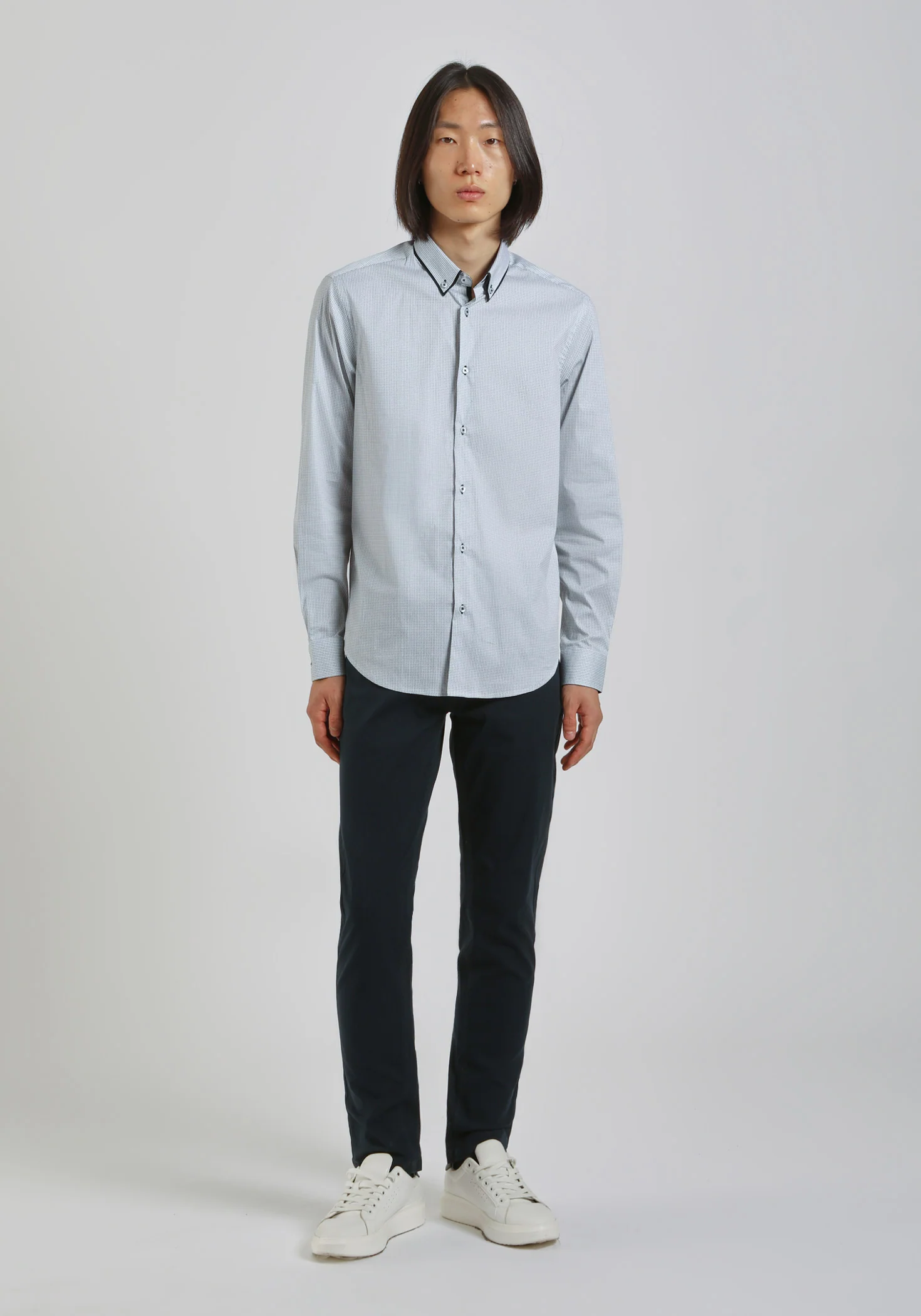 Pantaloni cinque tasche in cotone