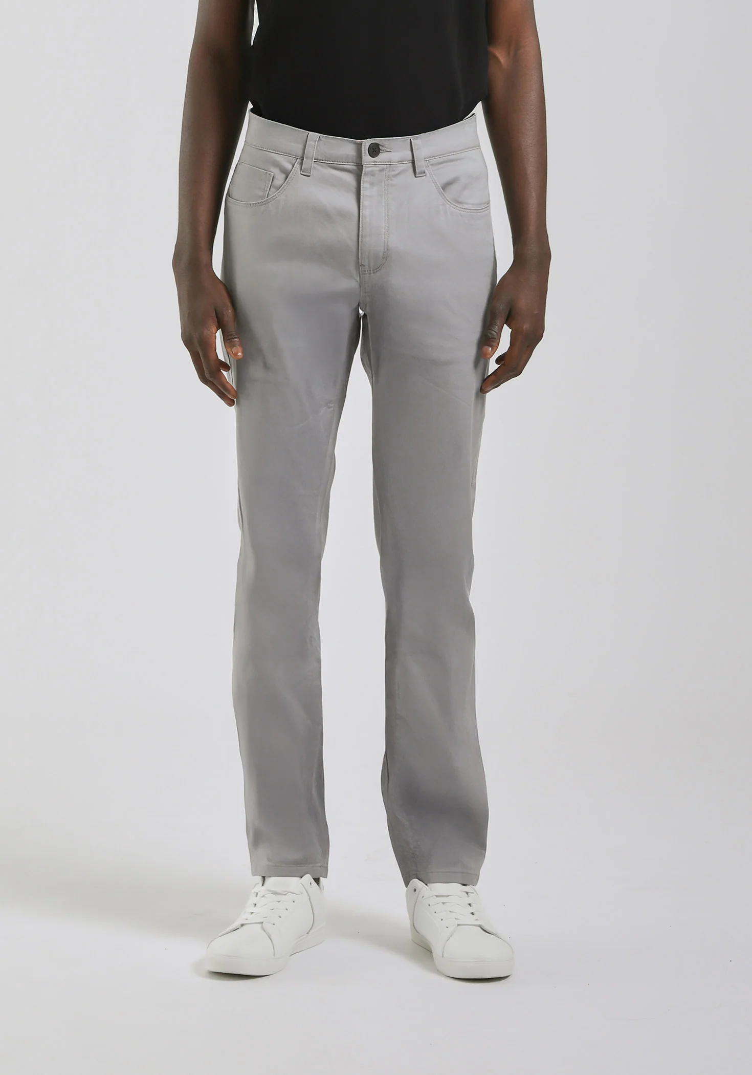 Pantaloni cinque tasche in cotone - Image 2
