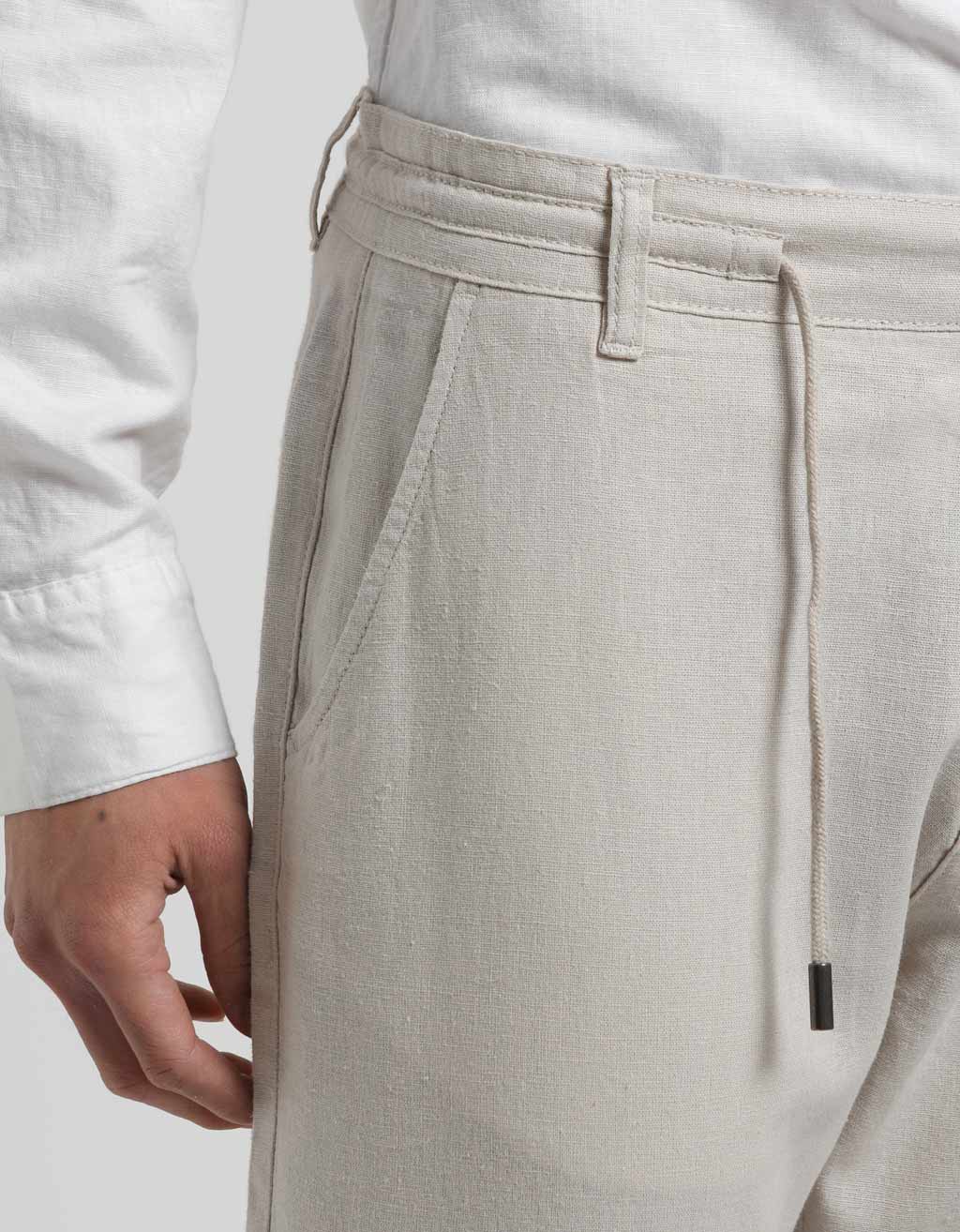 Pantaloni misto lino - Image 3