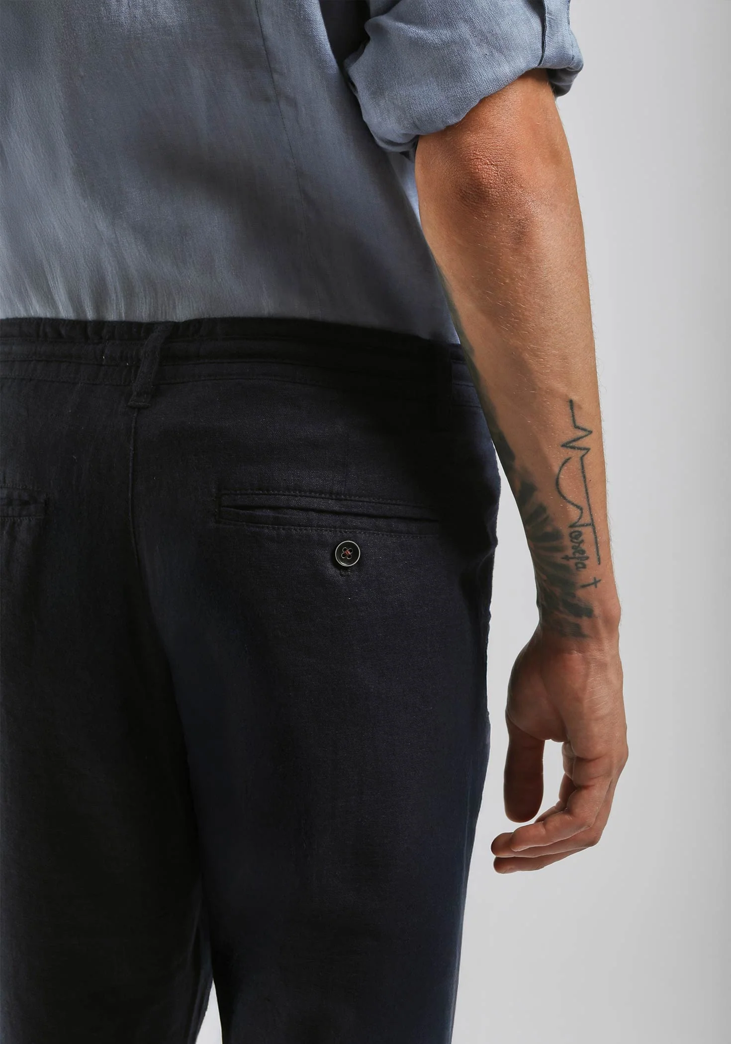 Pantaloni misto lino - Image 8