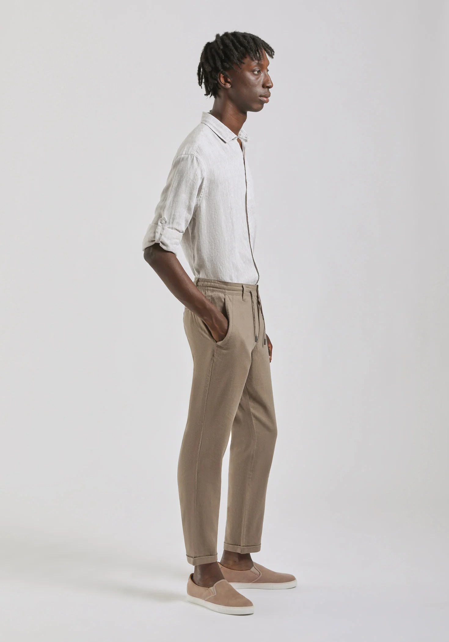 Pantaloni misto lino - Image 4