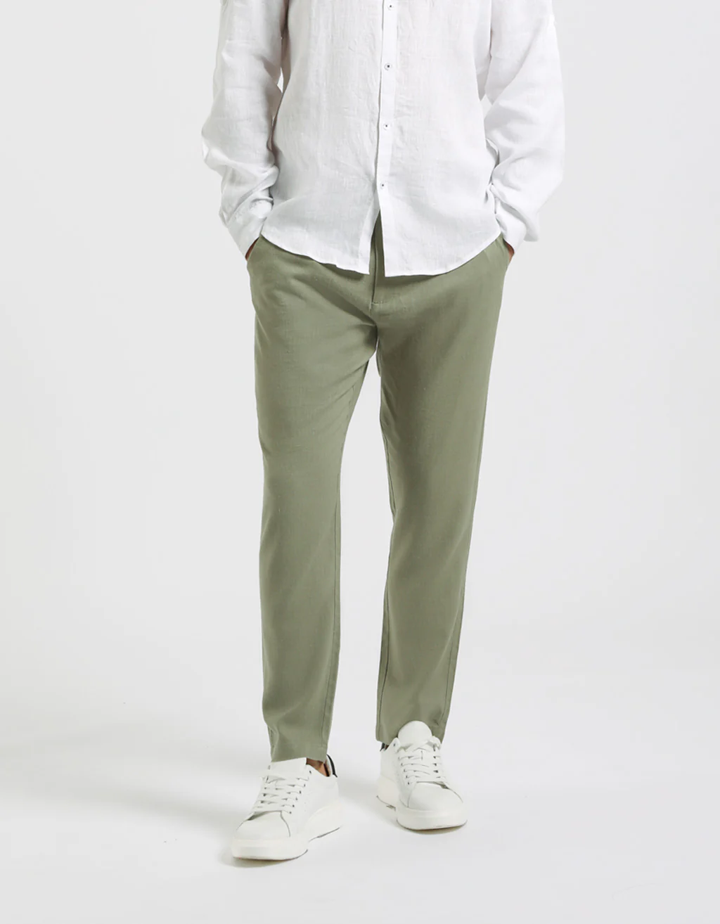 Pantaloni misto lino - Image 2