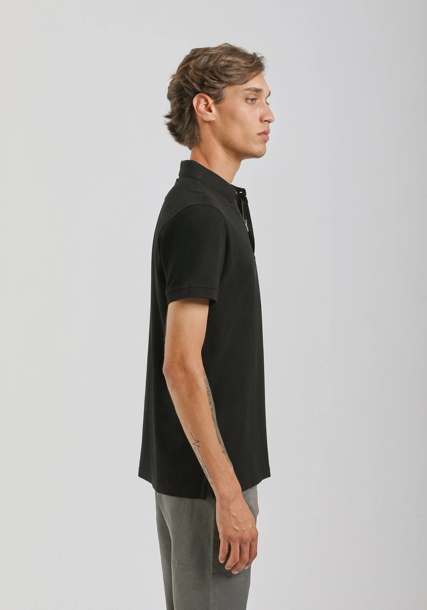 Polo con zip 100% cotone - Image 3