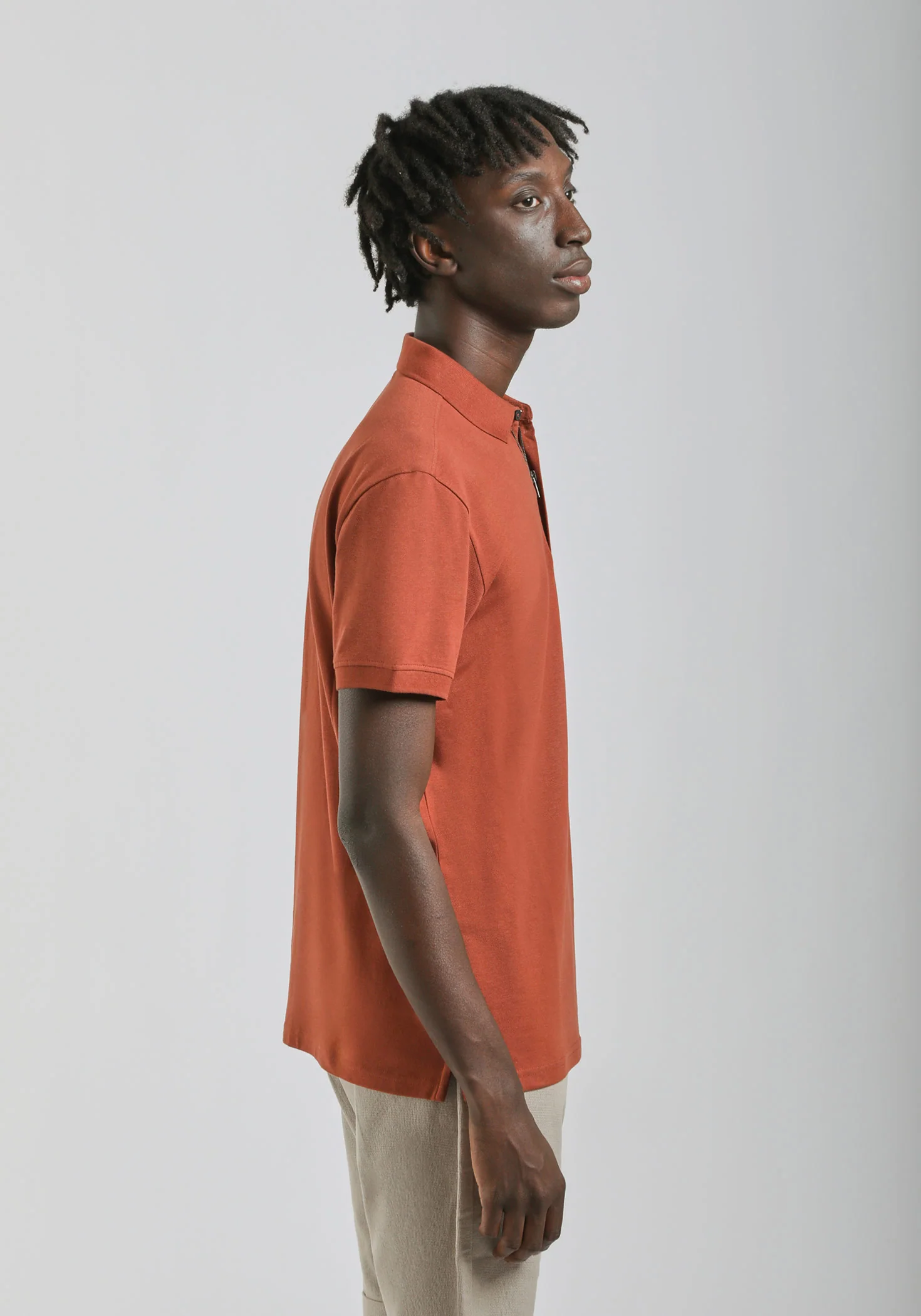 Polo con zip 100% cotone - Image 3