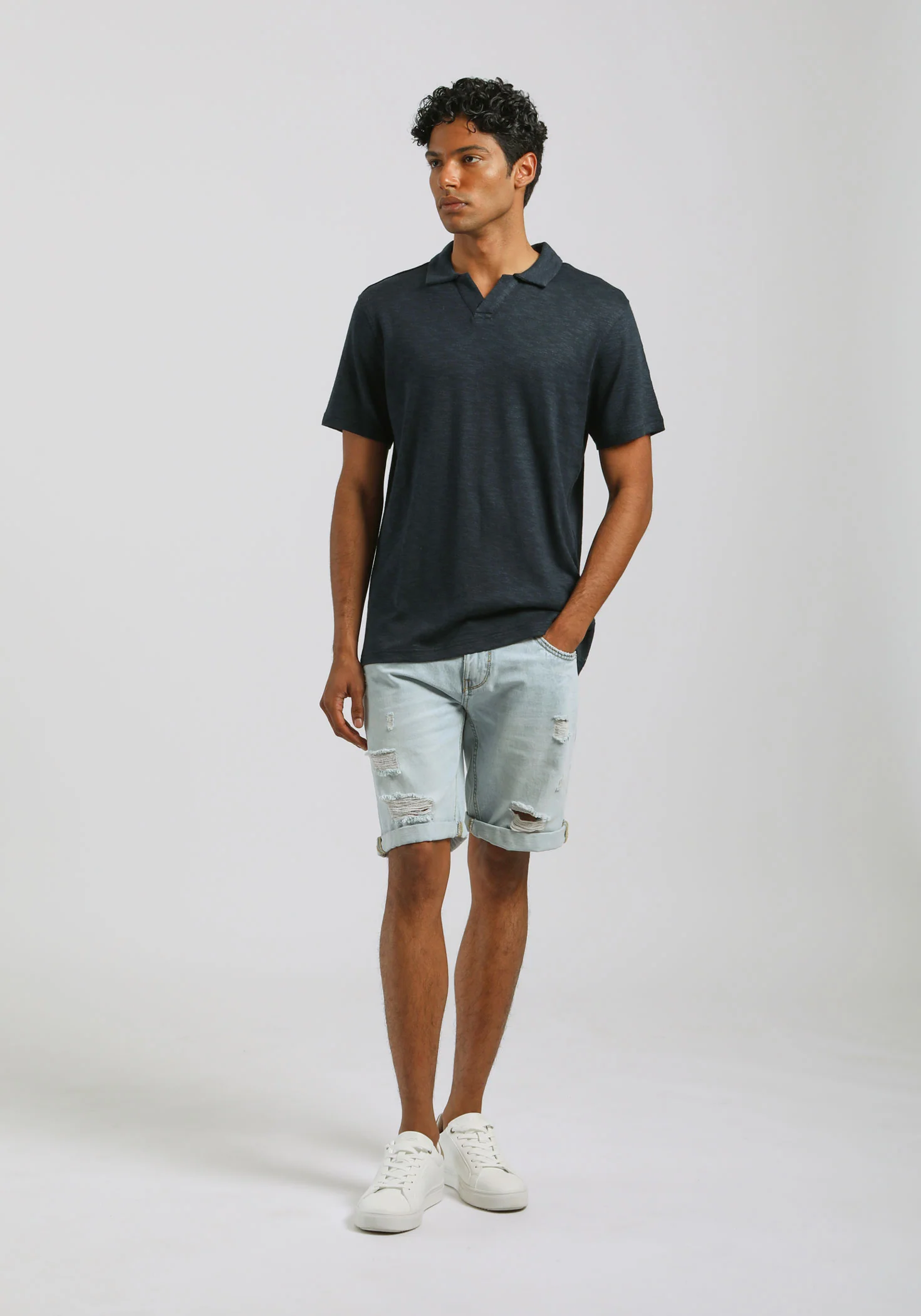 Polo effetto lino - Image 5