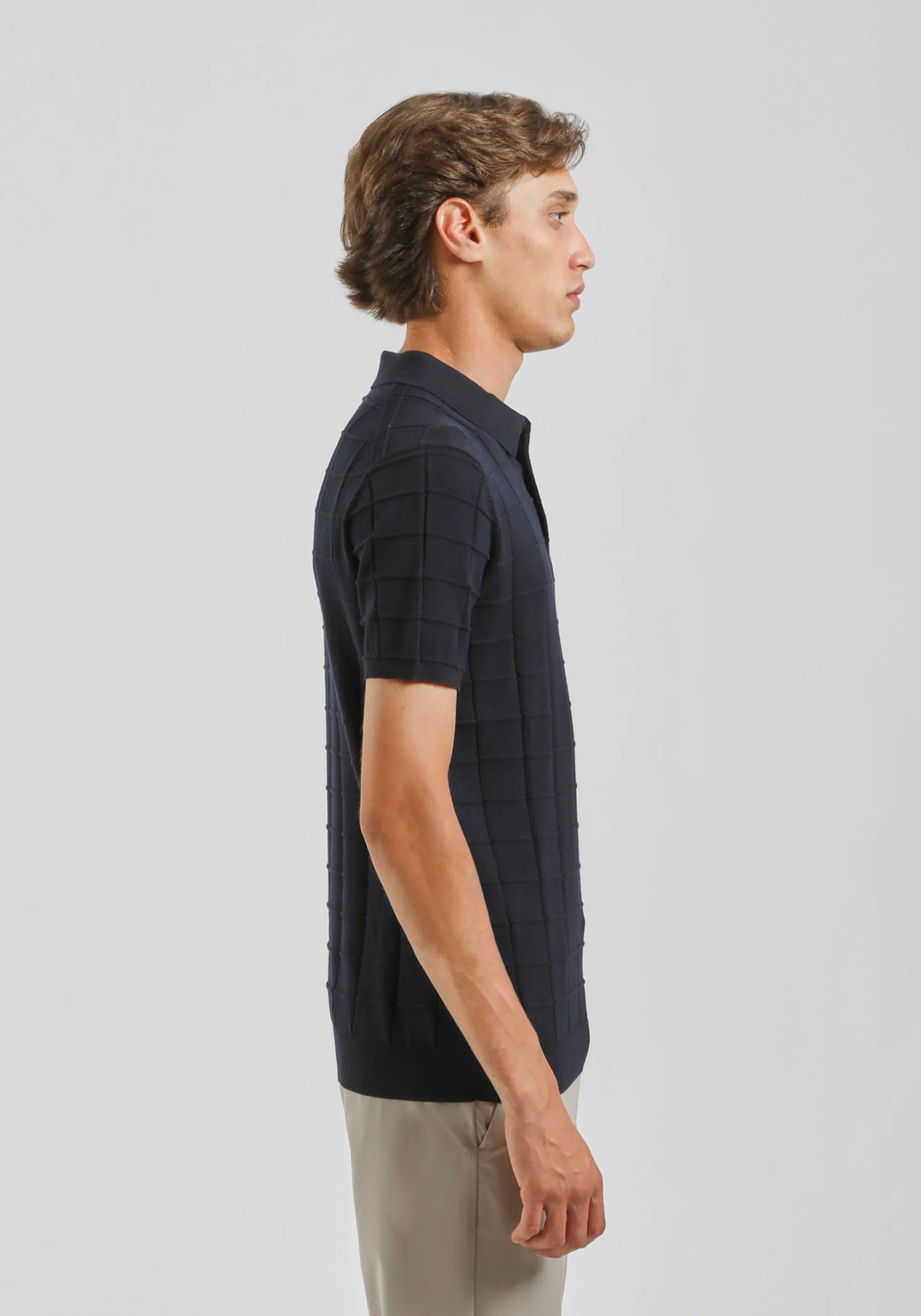 Polo in maglia a coste - Image 3