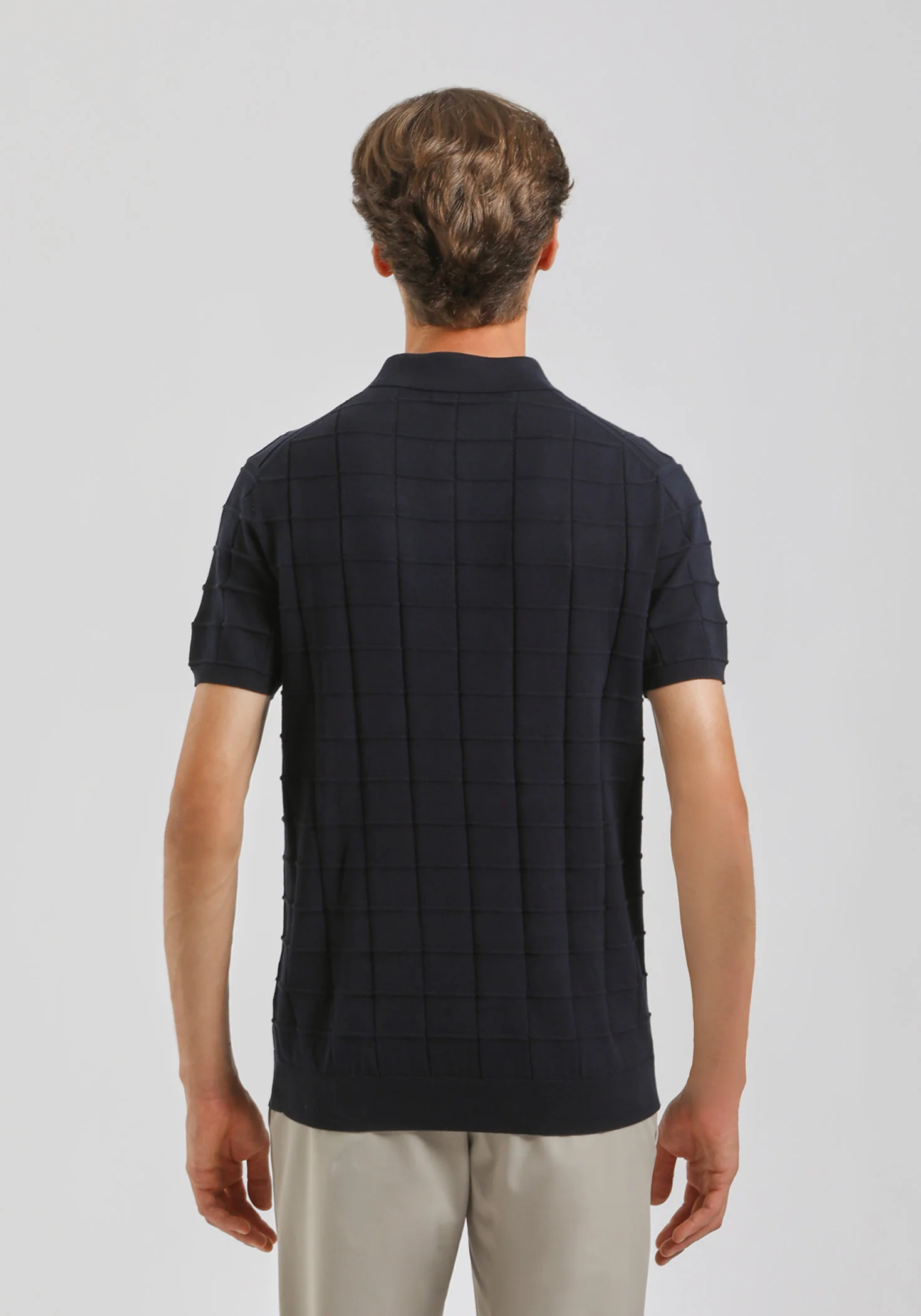 Polo in maglia a coste - Image 4