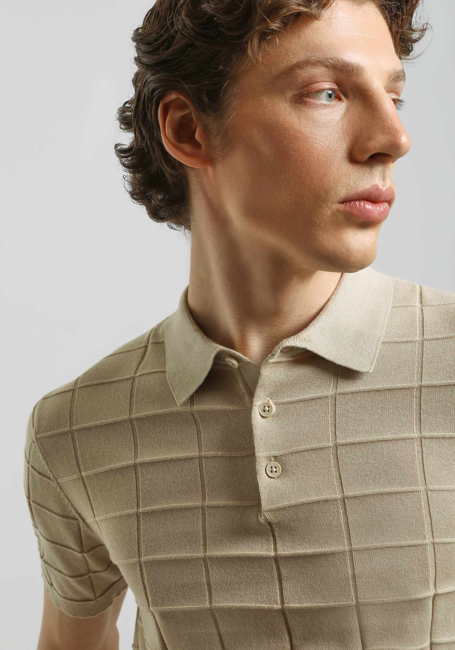 Polo in maglia a coste - Image 2