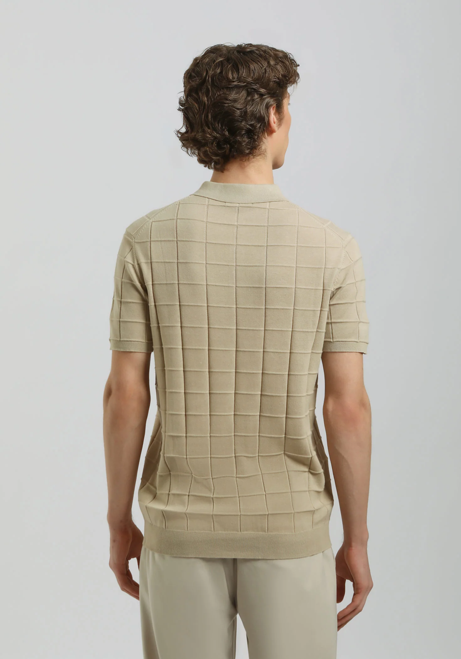 Polo in maglia a coste - Image 4