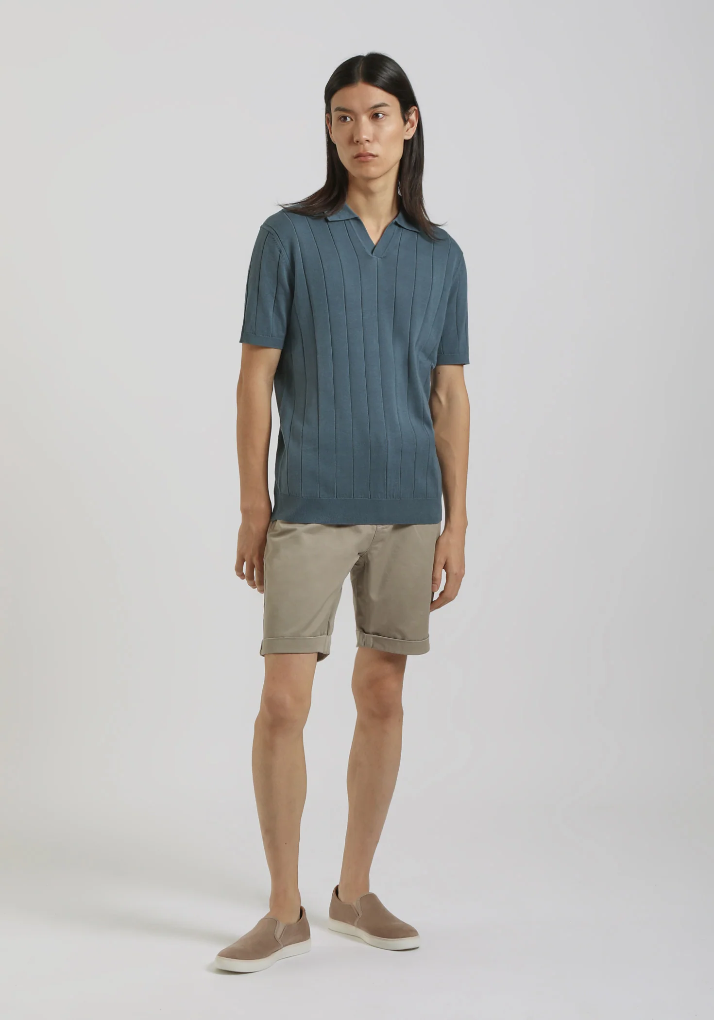 Polo in maglia a coste - Image 5