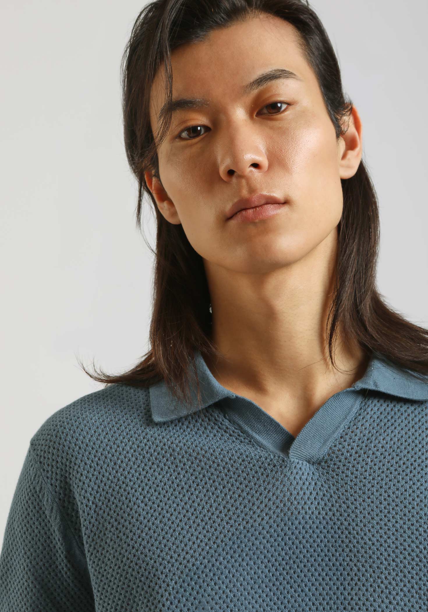 Polo in maglia forata - Image 2