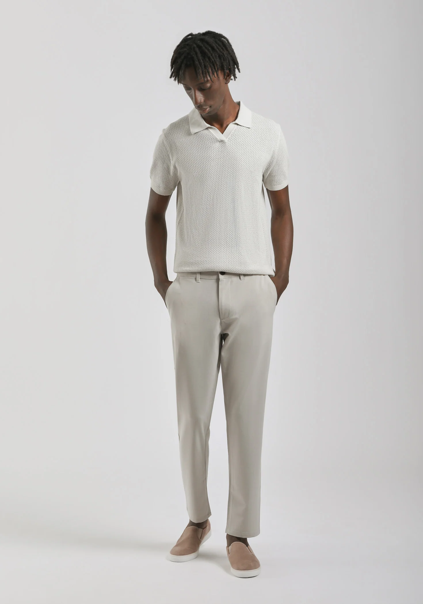 Polo in maglia forata - Image 5