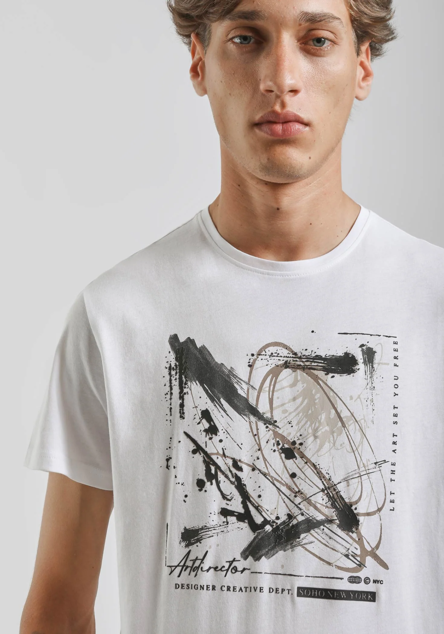 T-shirt 100% cotone con stampa - Image 2