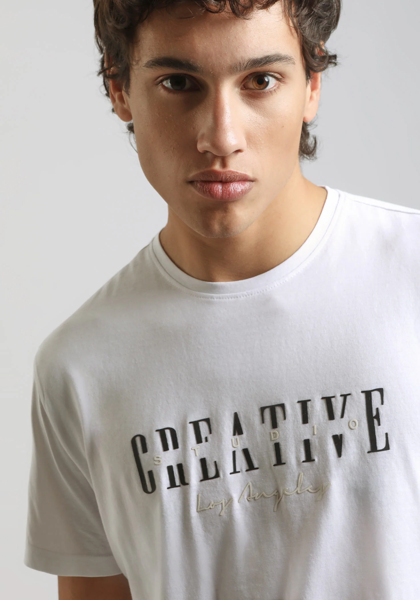 T-shirt 100% cotone con stampa - Image 2