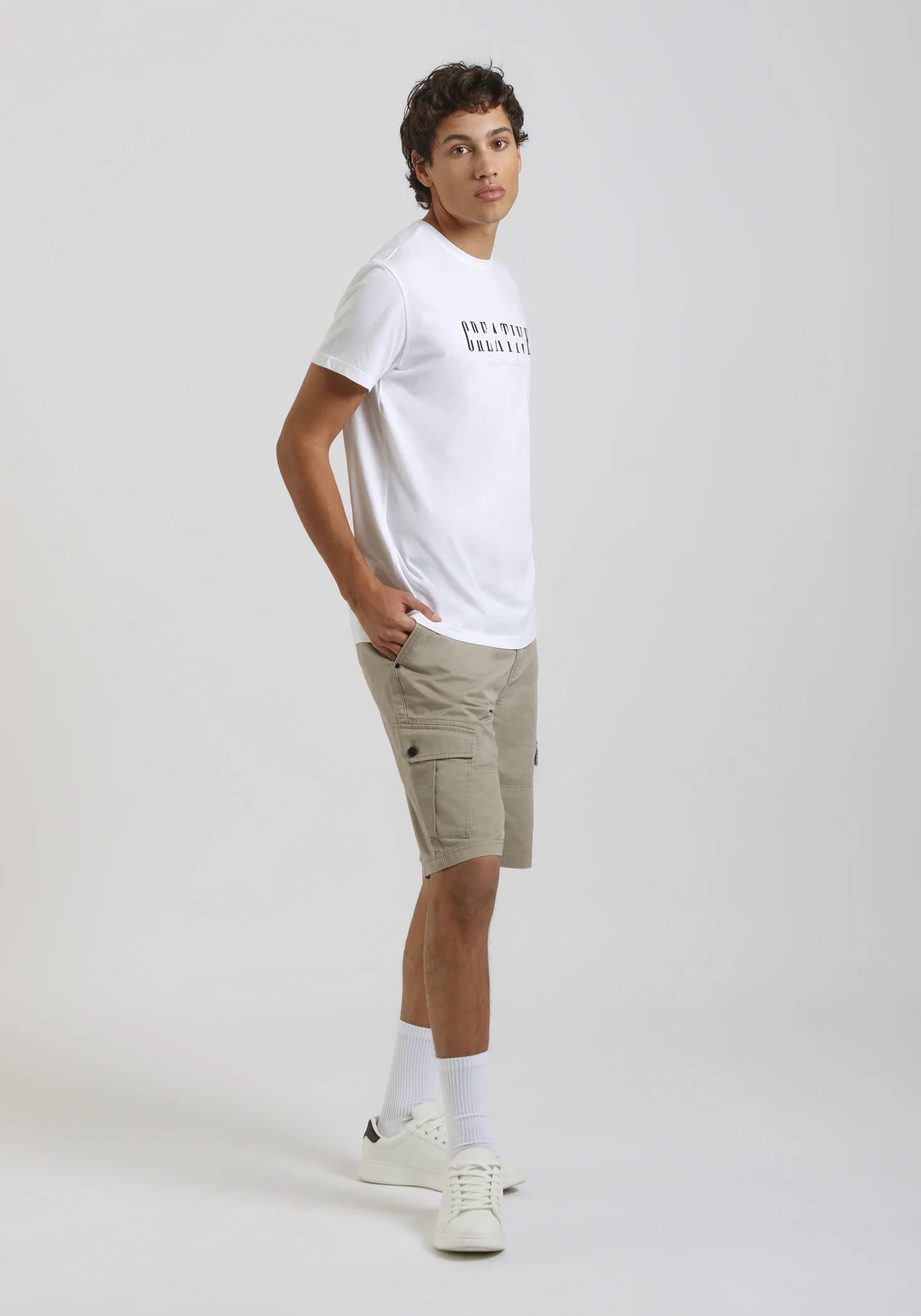 T-shirt 100% cotone con stampa - Image 5