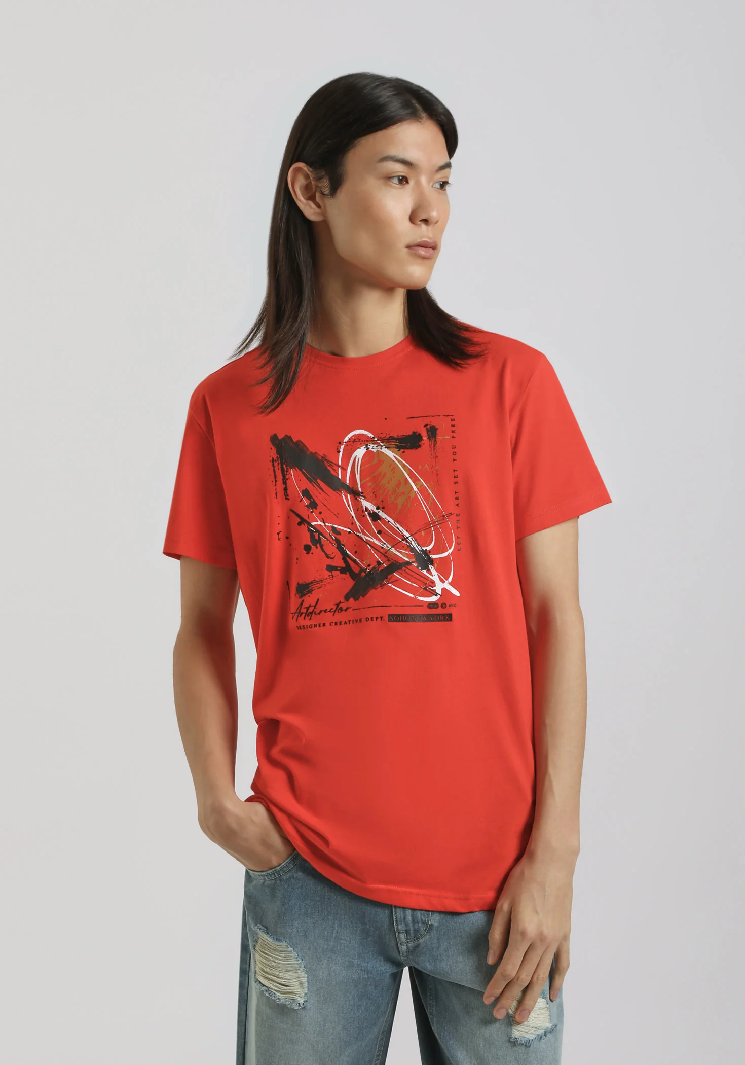 T-shirt 100% cotone con stampa