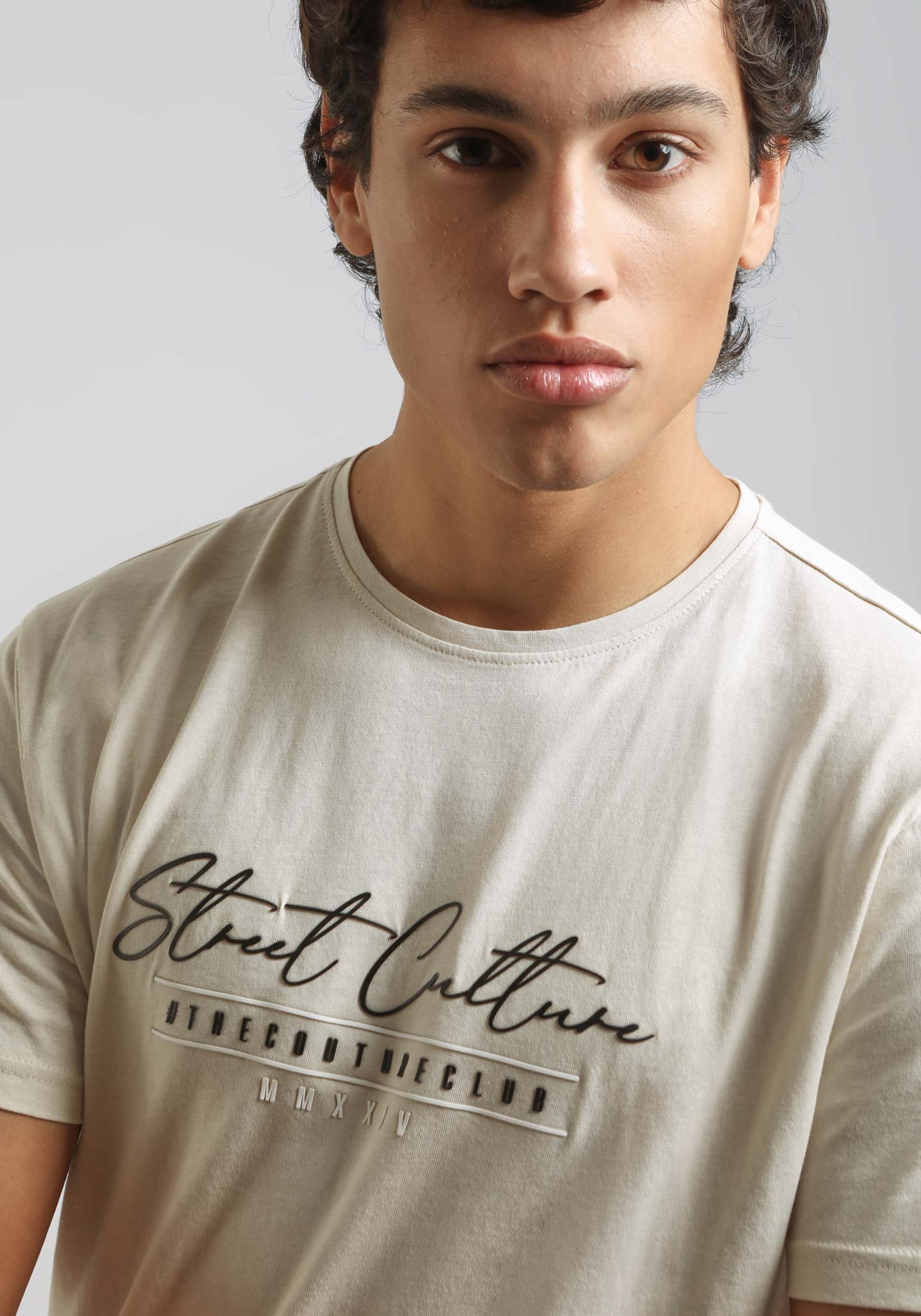 T-shirt 100% cotone con stampa - Image 2