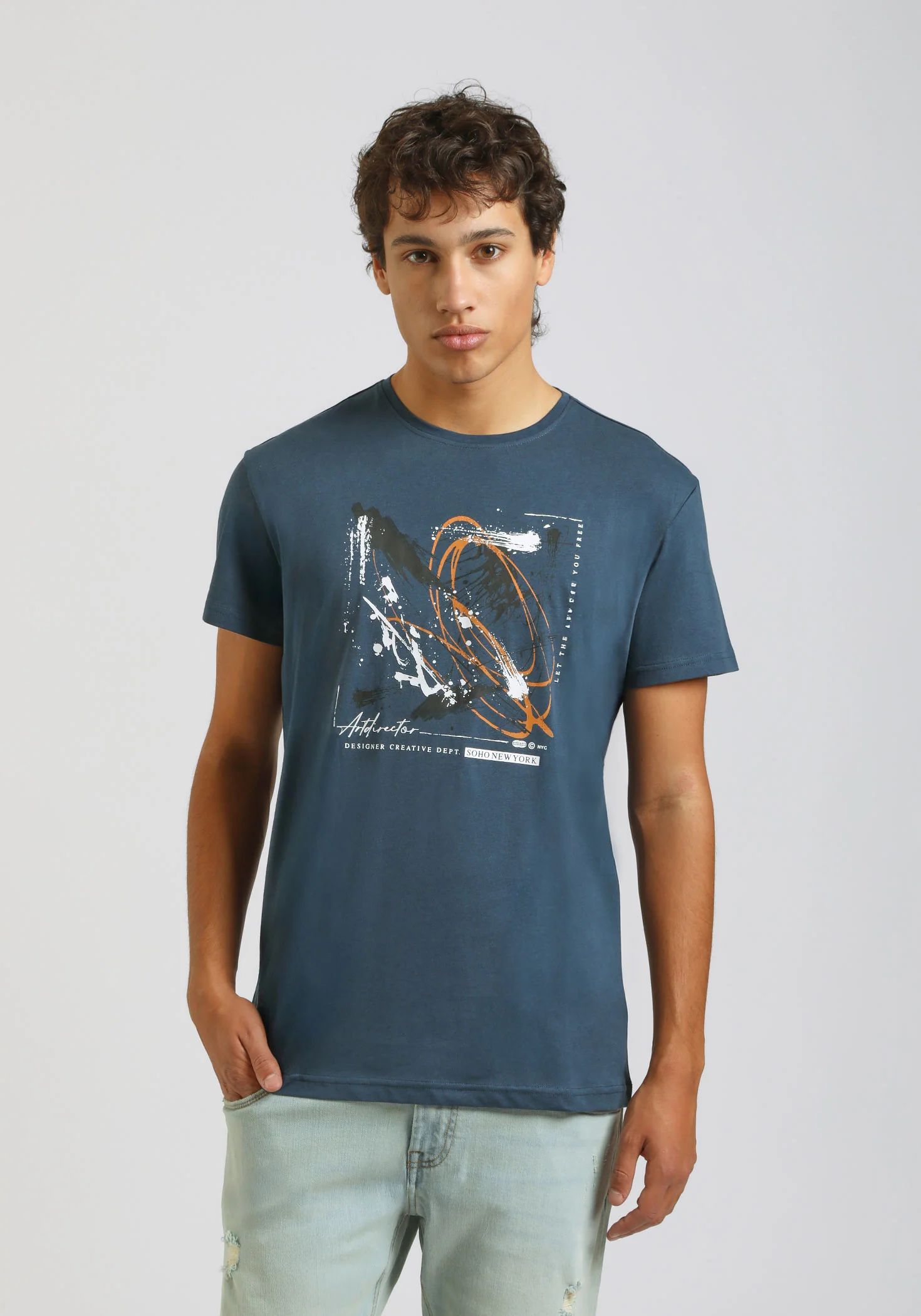 T-shirt 100% cotone con stampa