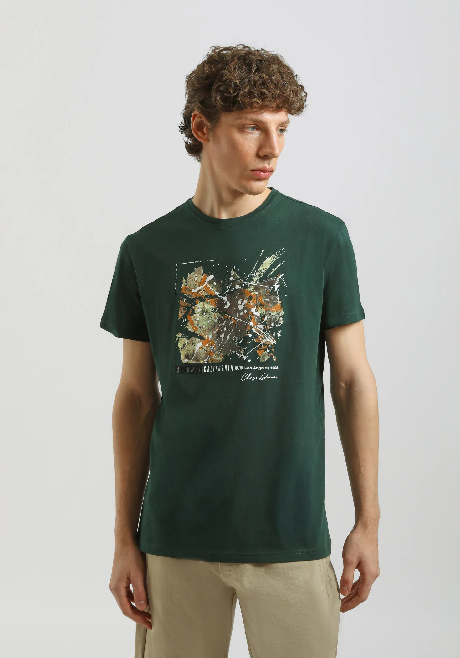 T-shirt 100% cotone con stampa