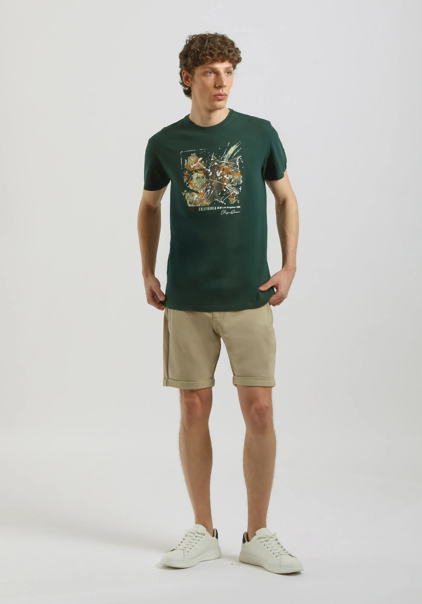 T-shirt 100% cotone con stampa - Image 5