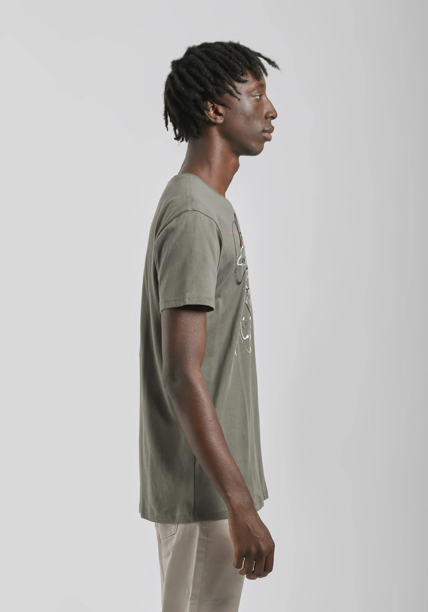 T-shirt 100% cotone con stampa - Image 3