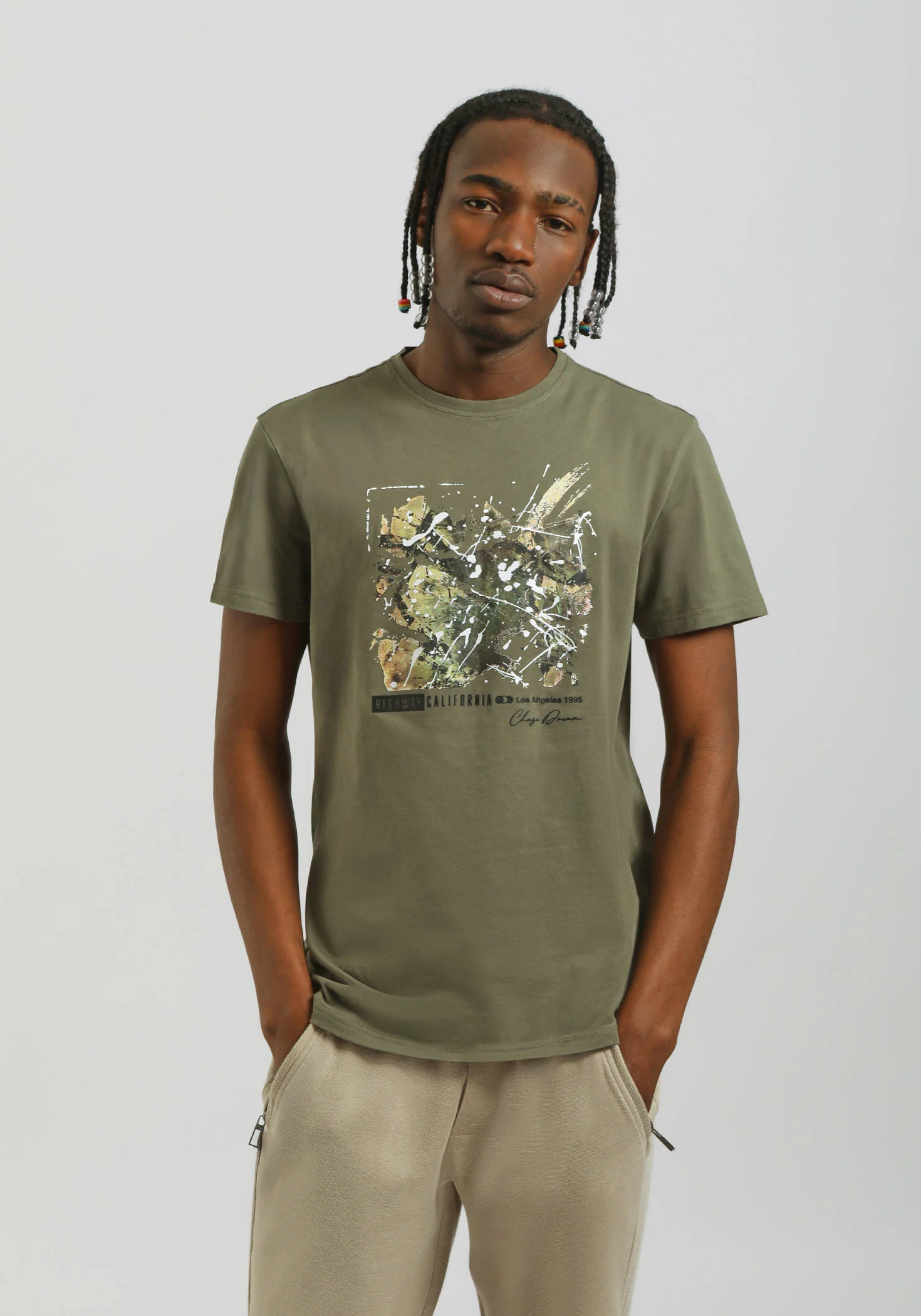 T-shirt 100% cotone con stampa