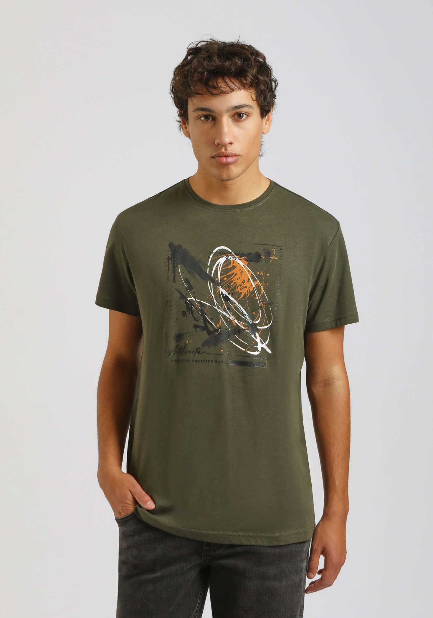 T-shirt 100% cotone con stampa