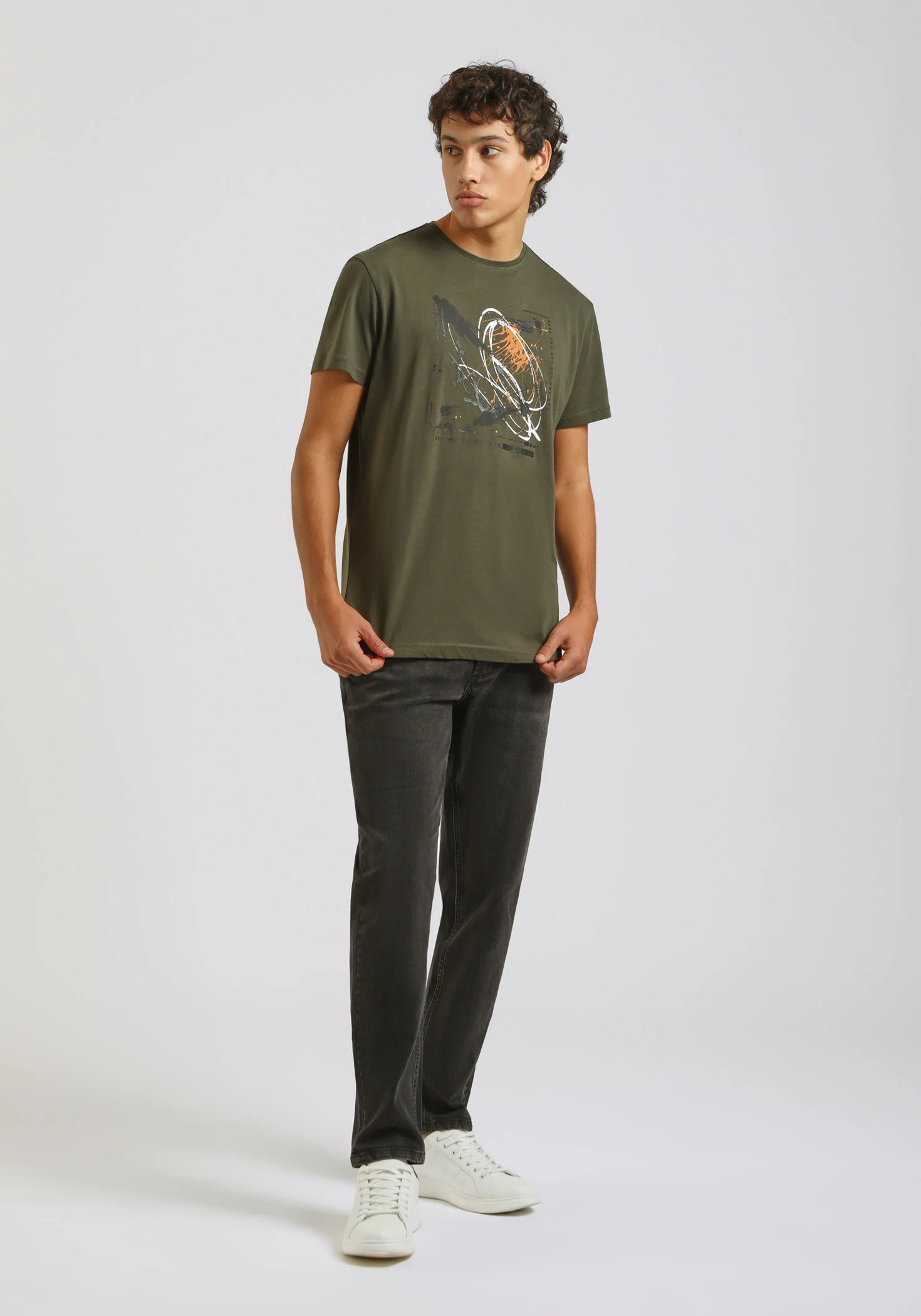 T-shirt 100% cotone con stampa - Image 5