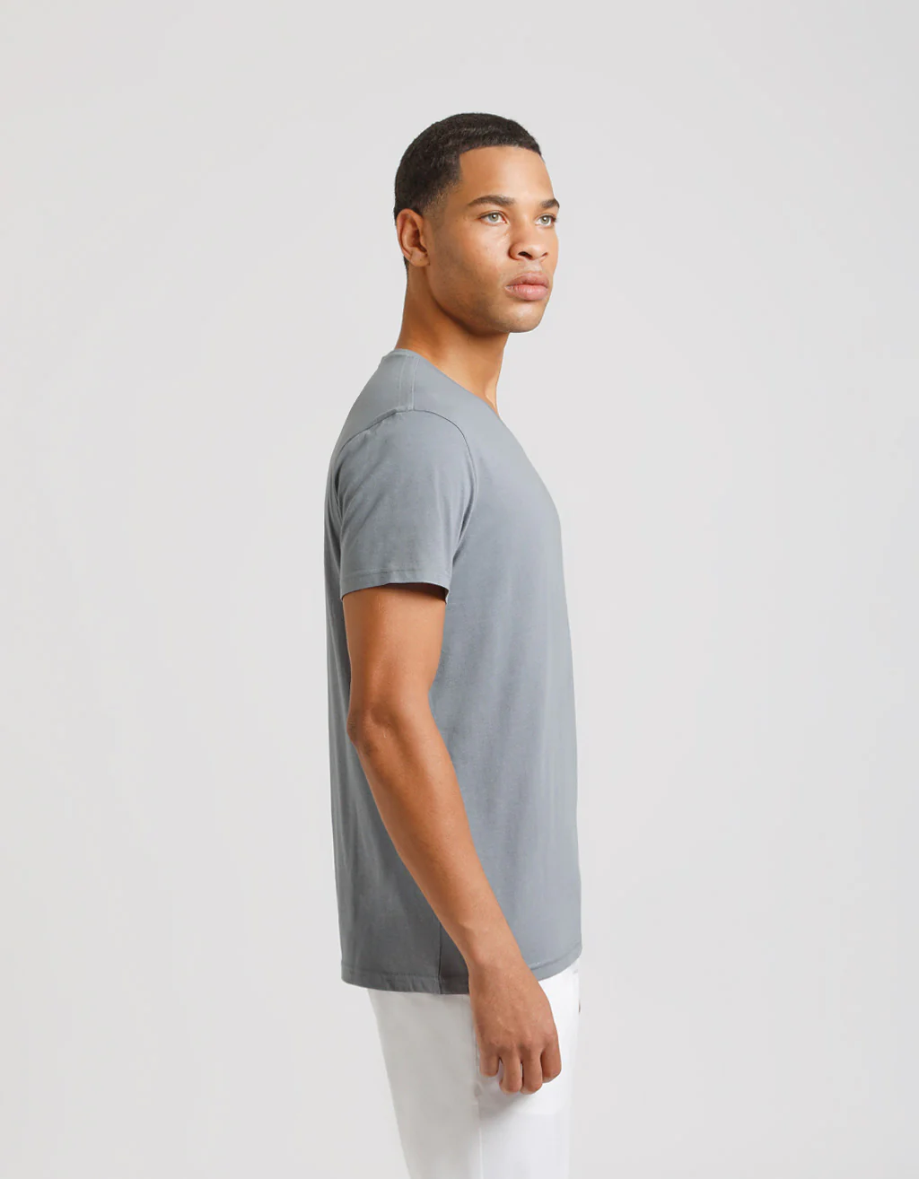 T-shirt con scollo a V - Image 3