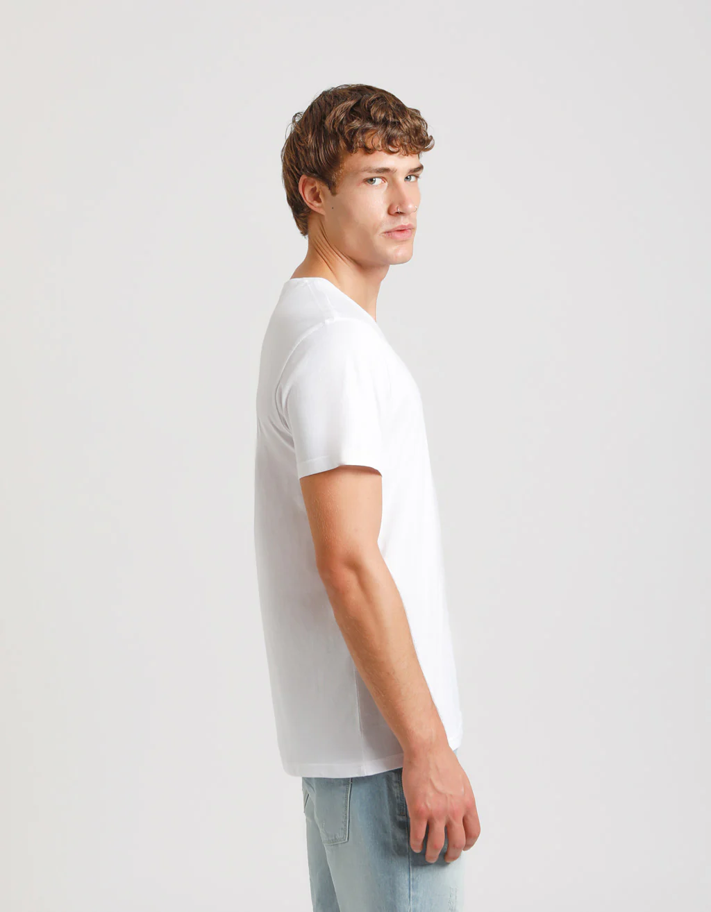 T-shirt con scollo a V - Image 3