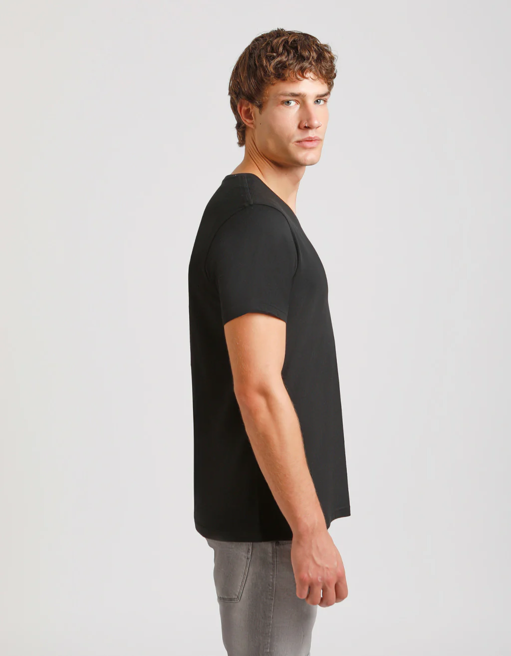 T-shirt con scollo a V - Image 3