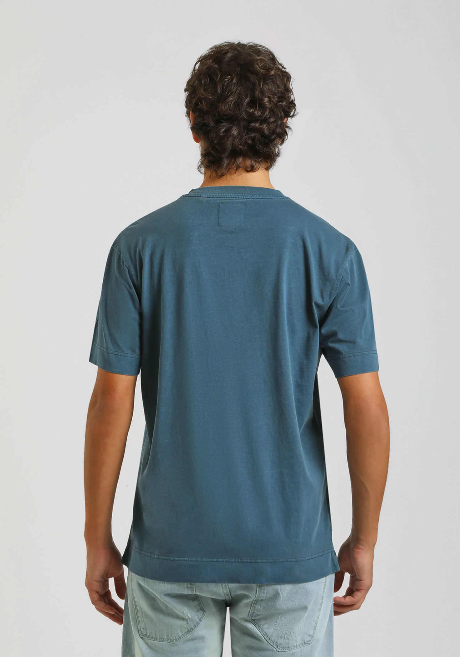 T-shirt effetto lavato con stampa - Image 4