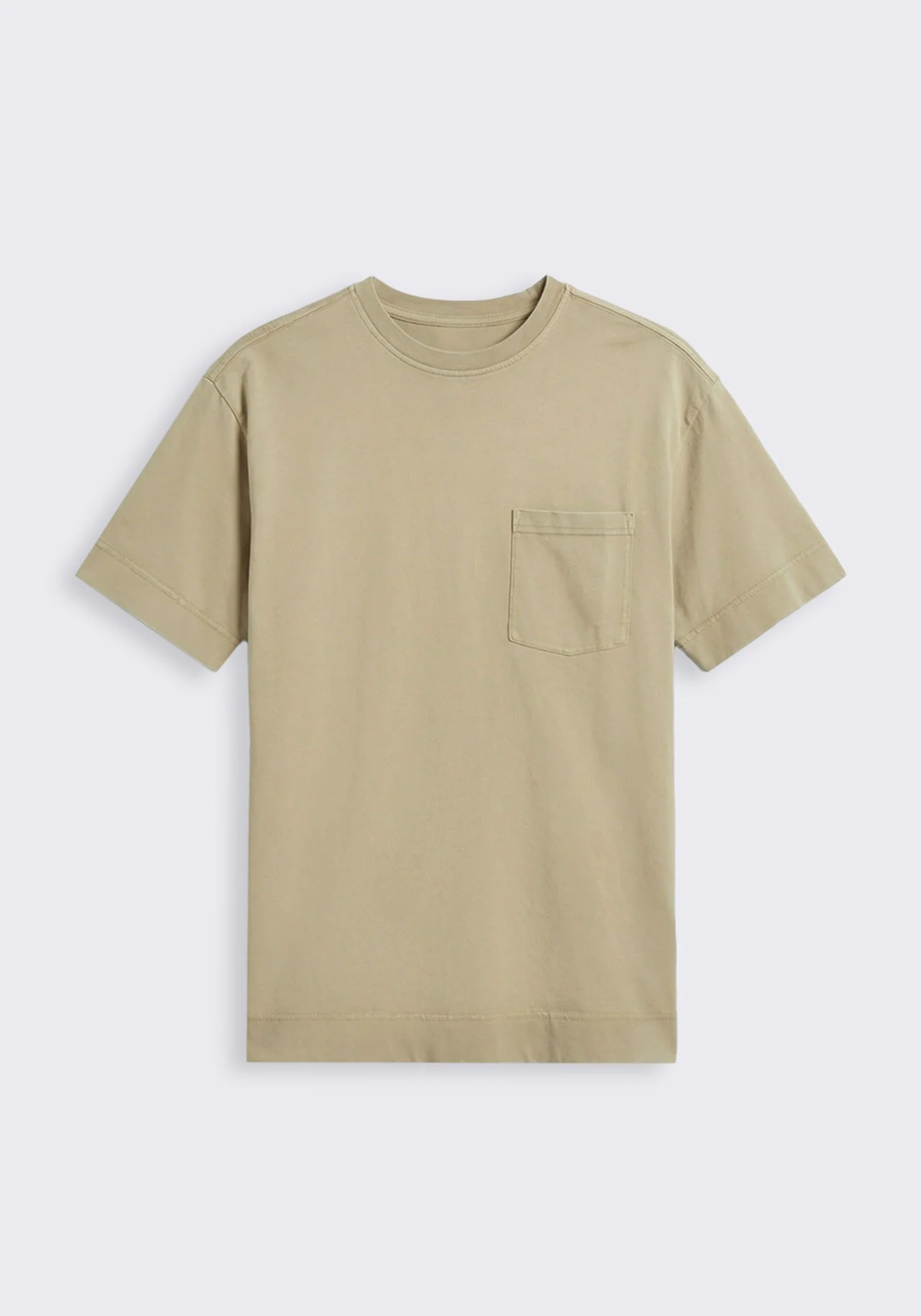 T-shirt effetto lavato con taschino - Image 6