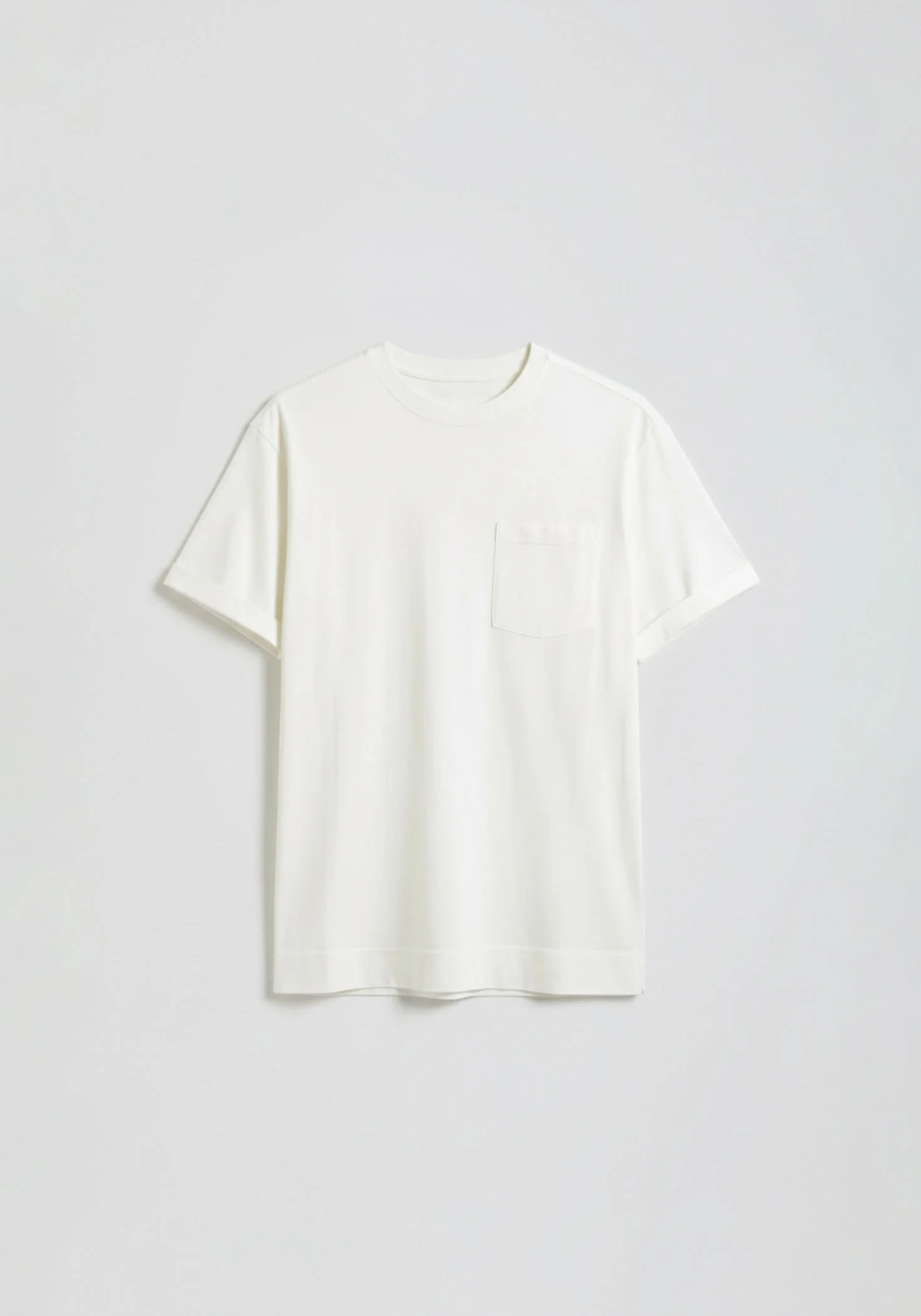 T-shirt effetto lavato con taschino - Image 6