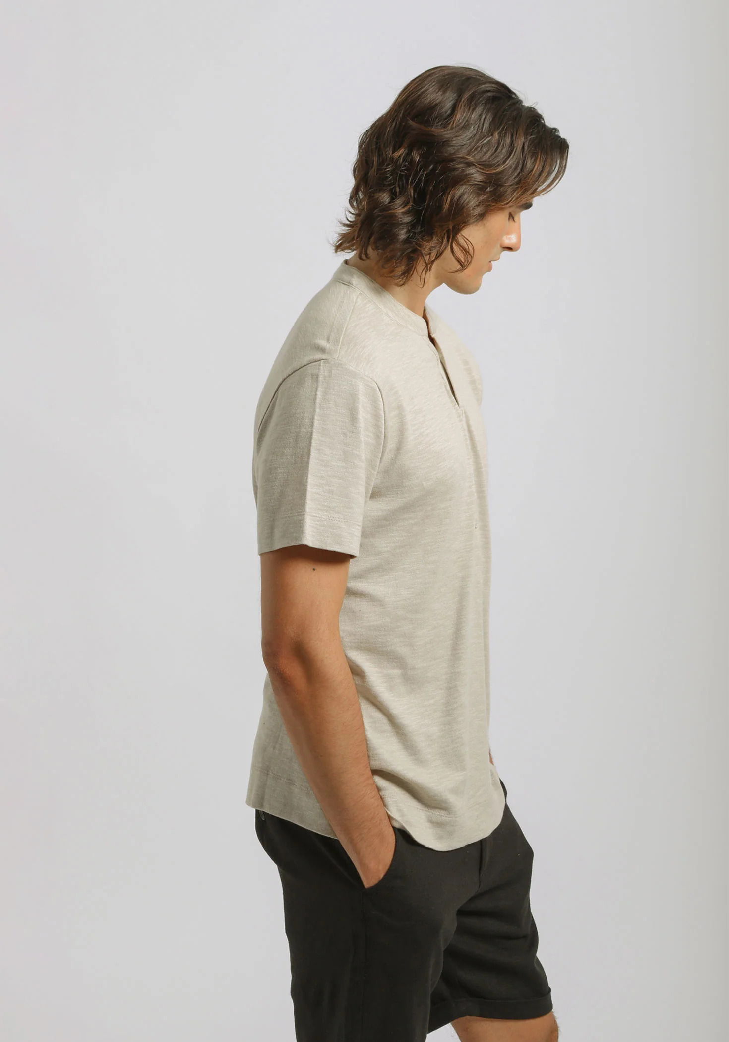 T-shirt effetto lino - Image 3